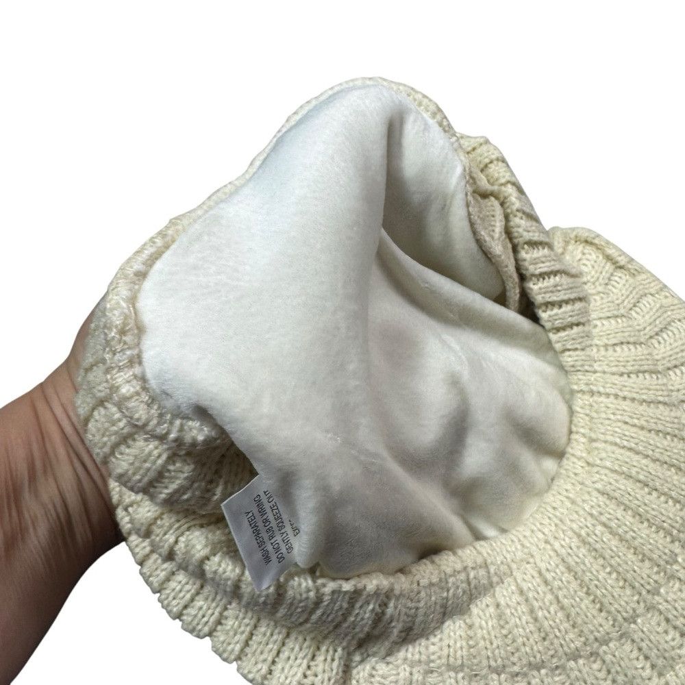Other NWT New Teqihat Winter Warm Knit Beige Hat Cap Size ONE SIZE - 5 Thumbnail
