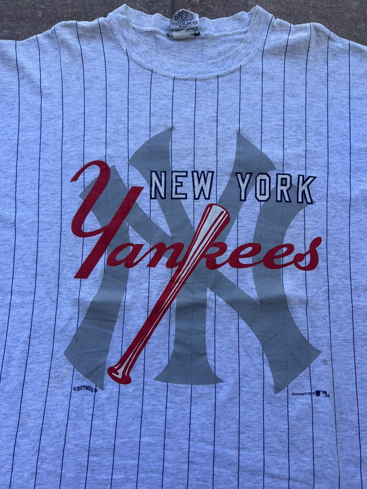 Nutmeg Yankees 90s Vintage Tee Size US L / EU 52-54 / 3 - 2 Thumbnail