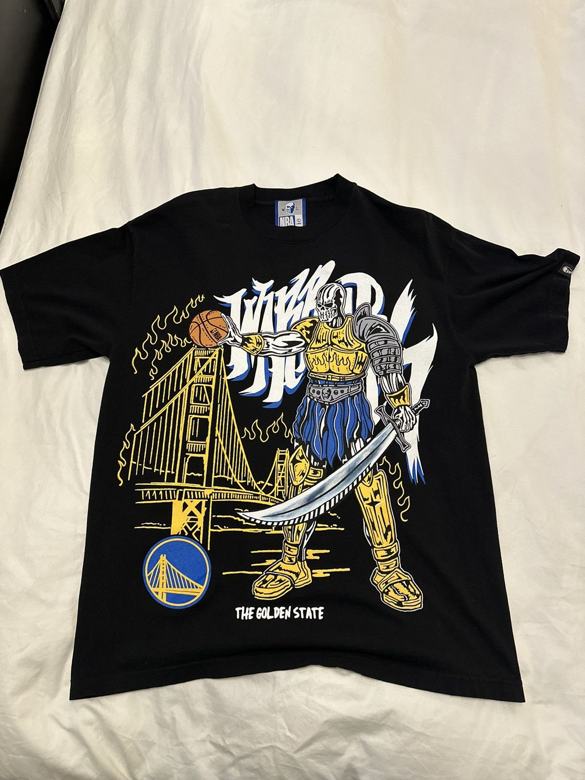 image of Warren Lotas Golden State in Black, Men's (Size Large)