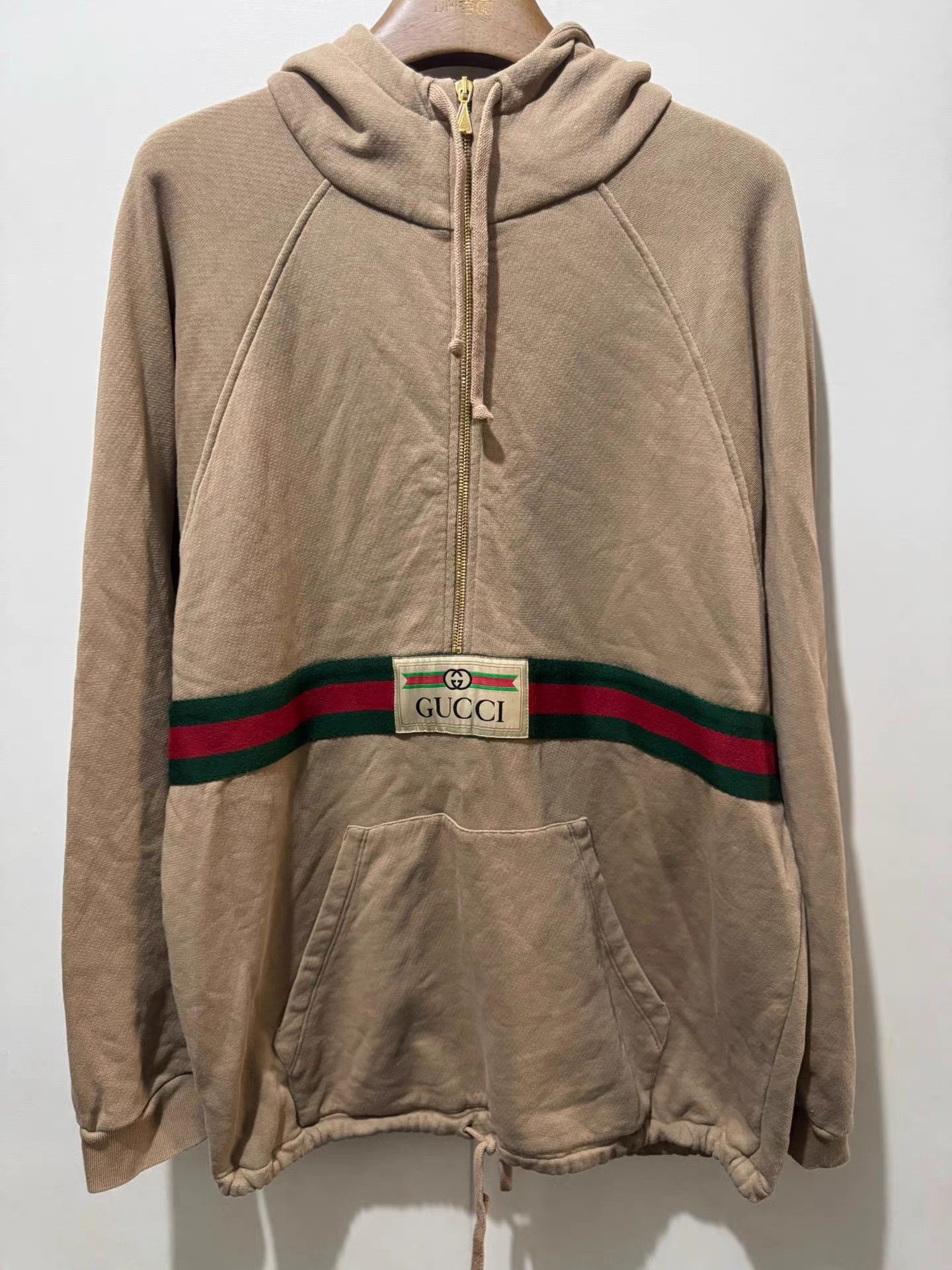 Gucci GUCCI Meteor Letter Print Pullover Zip-Up Sweatshirt K13 Size S / US 4 / IT 40 - 1 Thumbnail