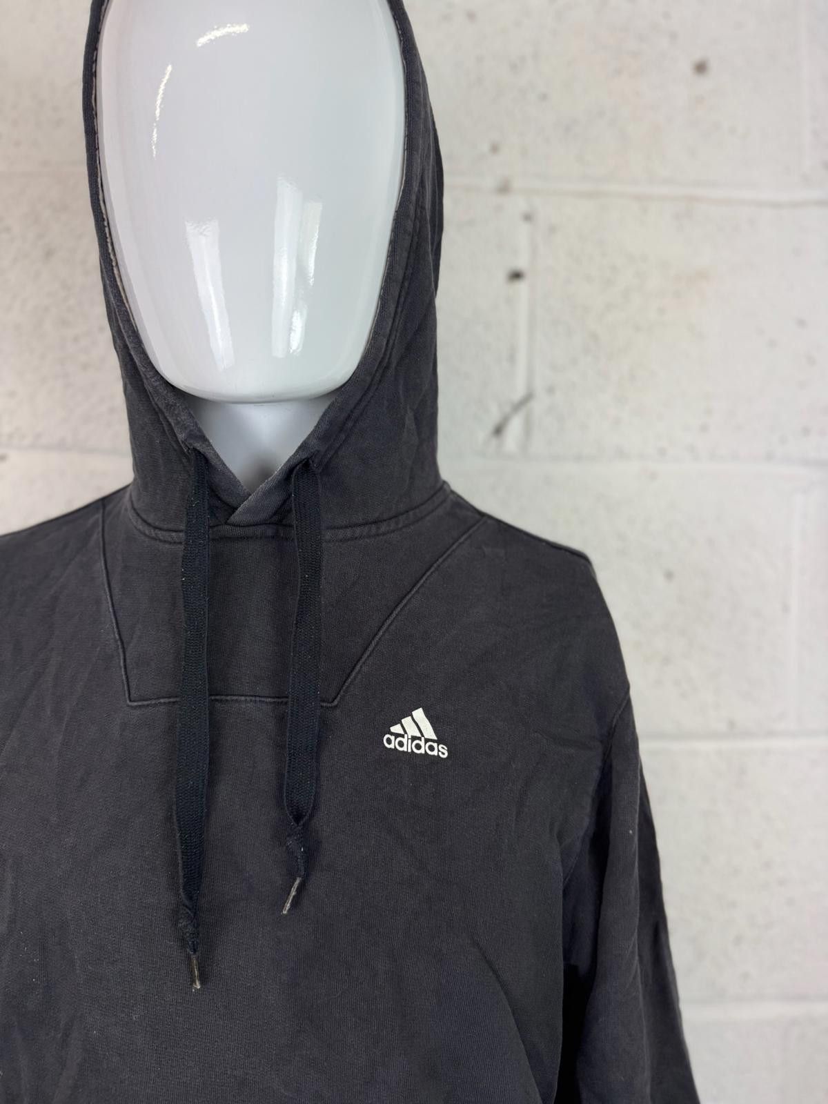 Adidas Adidas Black Pullover Hoodie with Logo Mens Size M Size US M / EU 48-50 / 2 - 2 Thumbnail