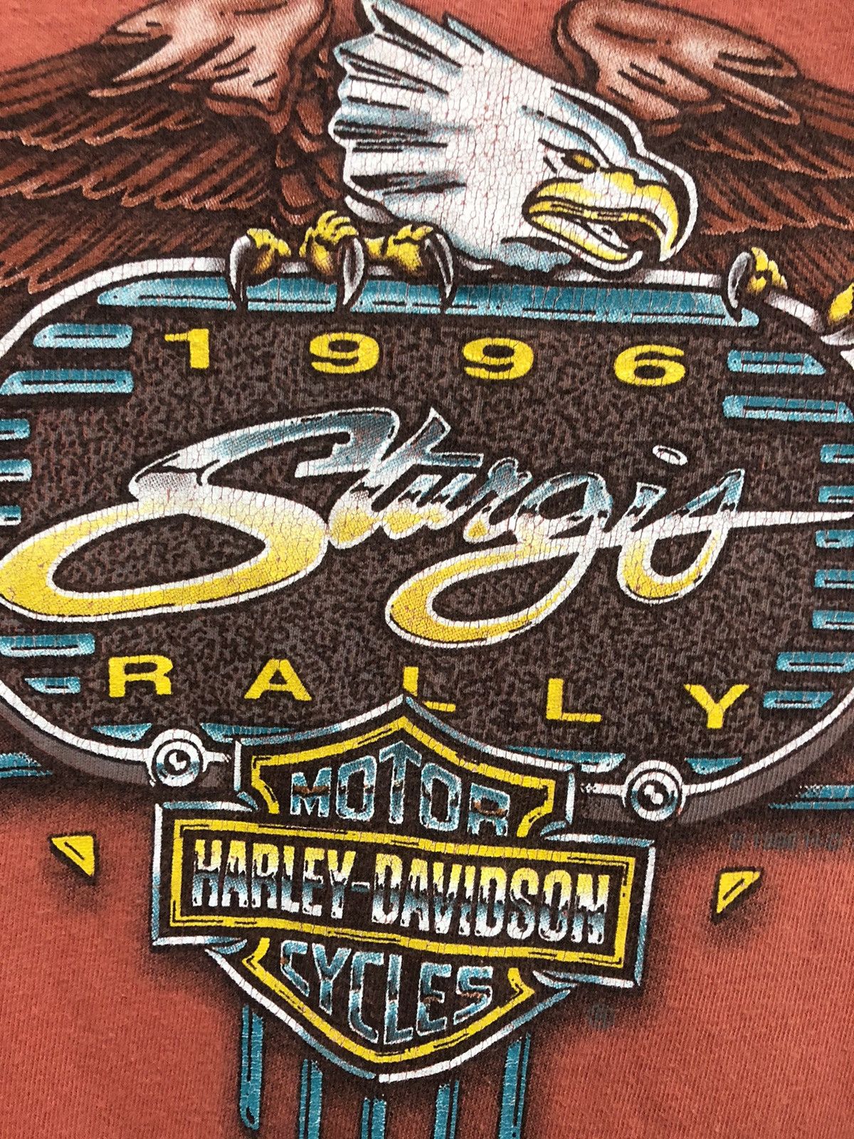 Harley Davidson × Vintage Vintage 90s Harley Davidson Sturgis Black Hills Size US L / EU 52-54 / 3 - 3 Thumbnail