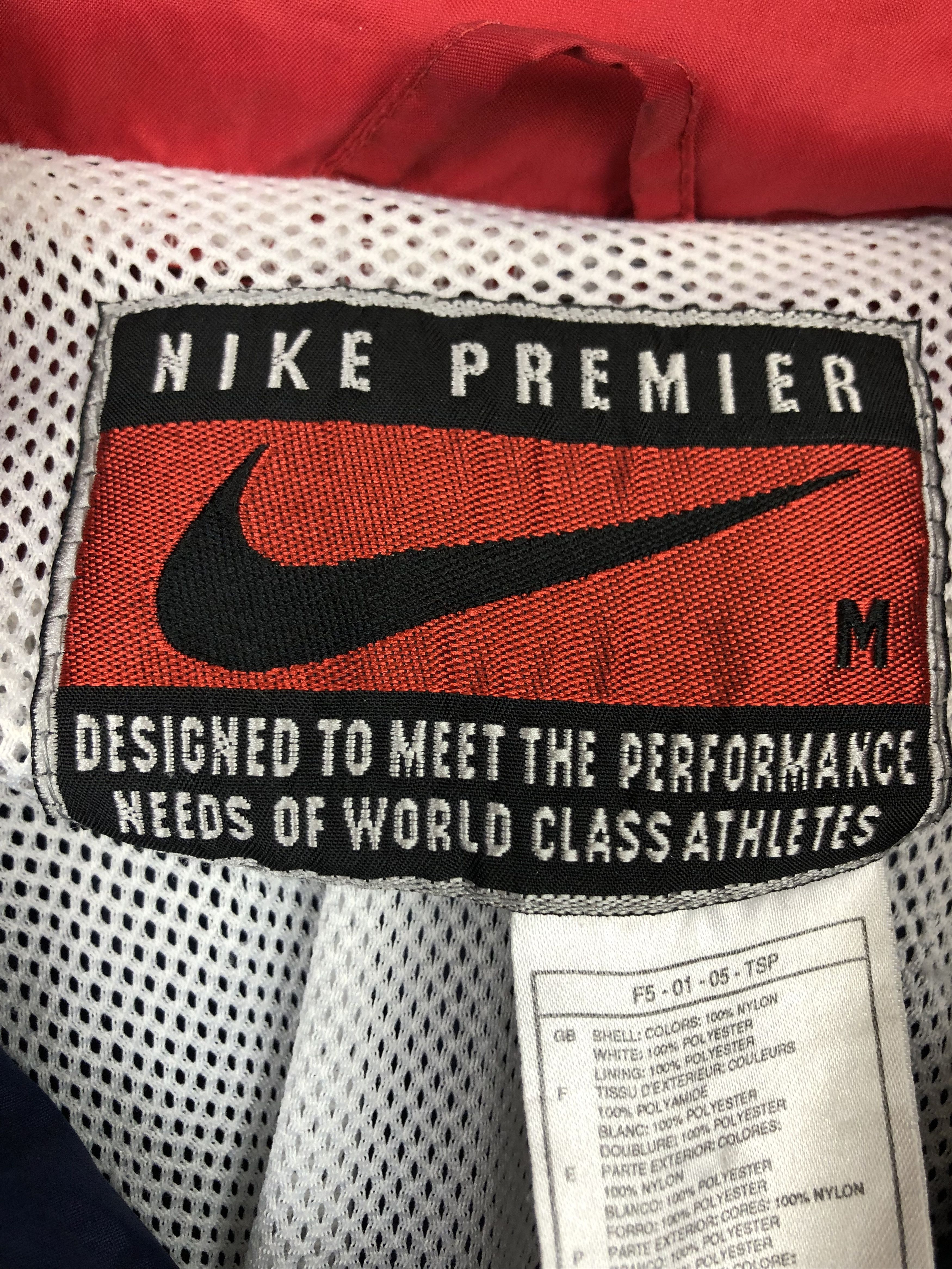 Nike Vintage 90's Nike Arsenal Football Jacket Soccer Windbreaker Size US M / EU 48-50 / 2 - 9 Thumbnail
