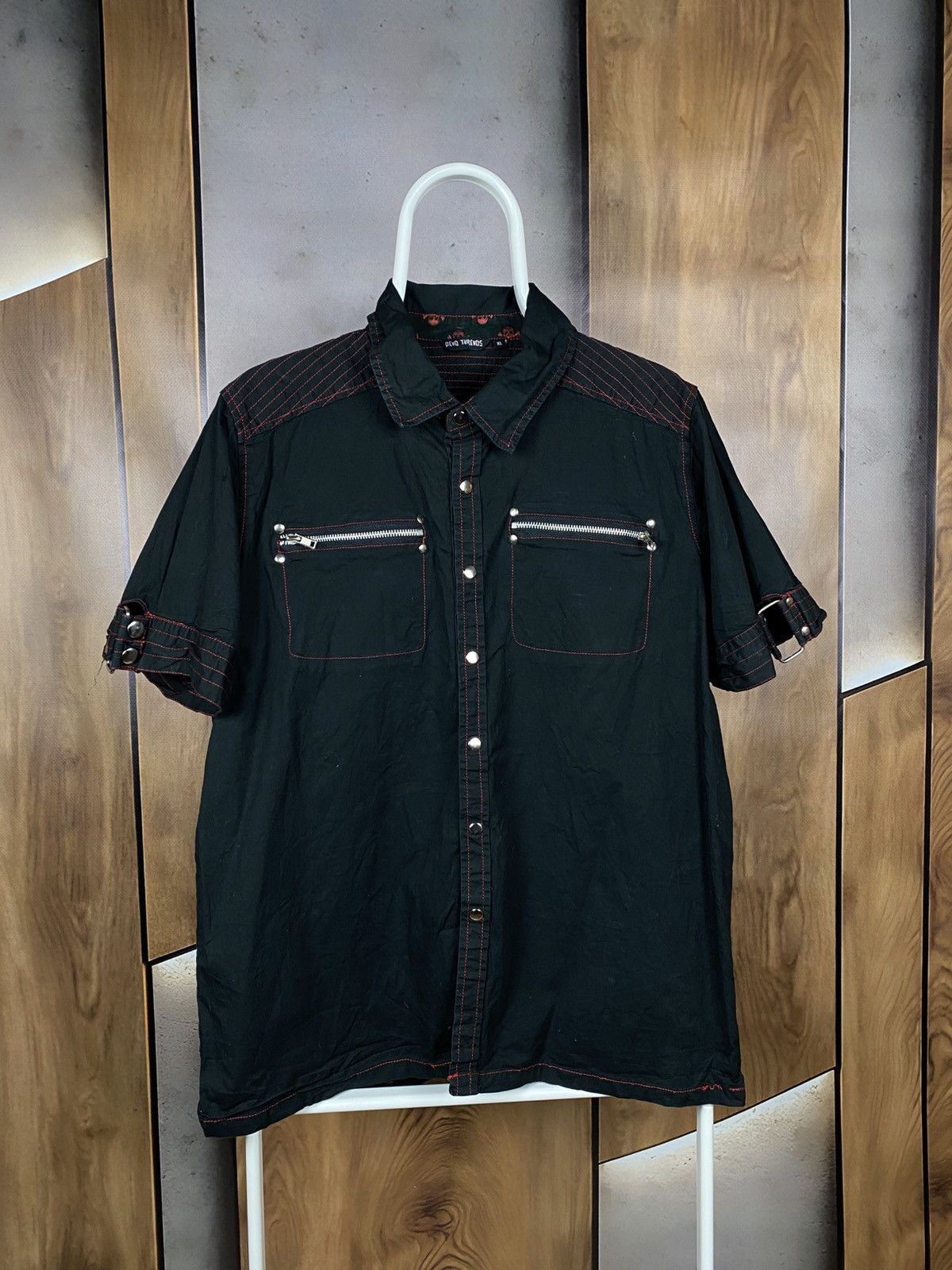 Japanese Brand 💀Vintage Shirt Short Sleeve Dead Threads VTG Avant Gard Tee💀 Size US XL / EU 56 / 4 - 1 Thumbnail