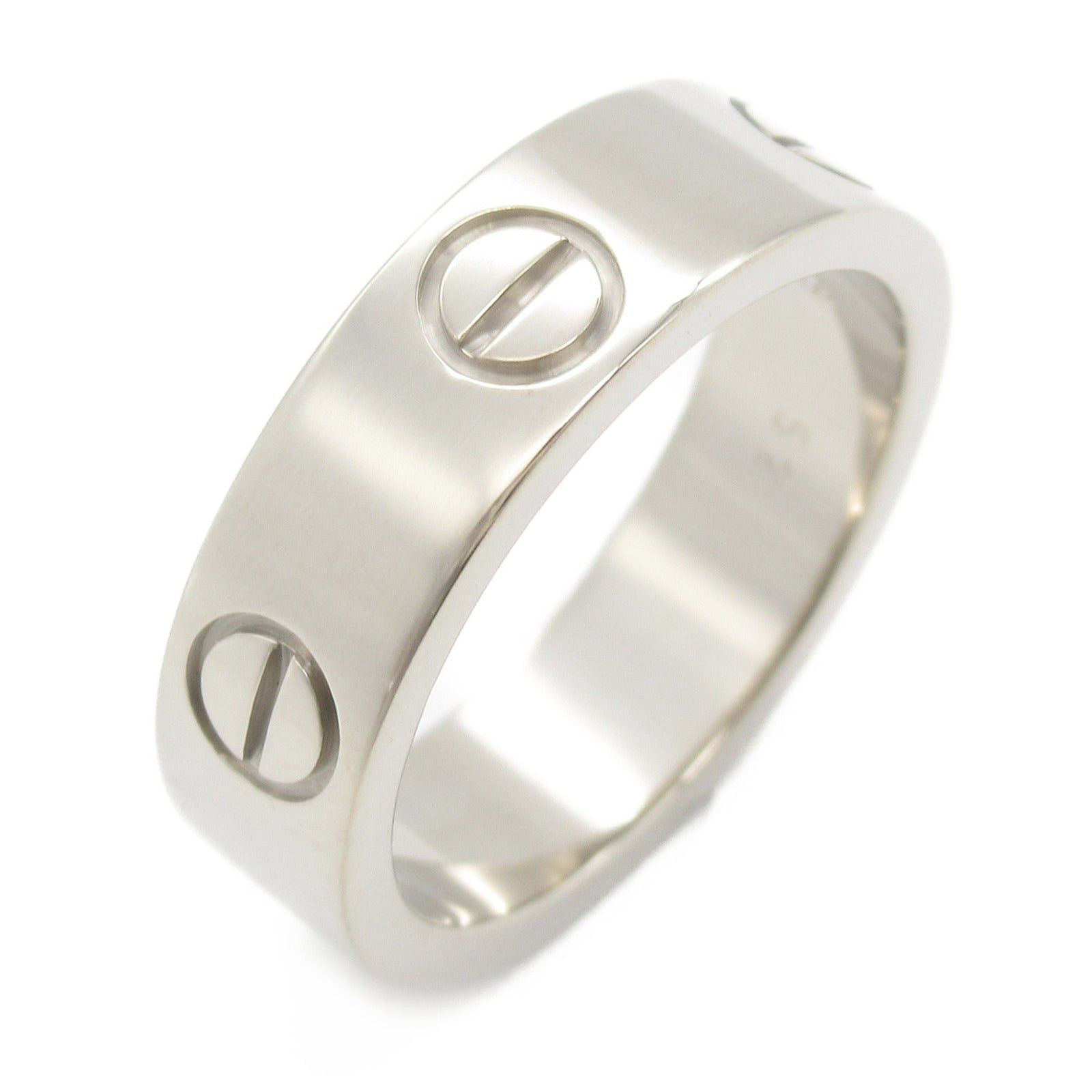 Cartier Cartier Love Ring K18Wg (White Gold) Silver Size ONE SIZE - 1 Thumbnail