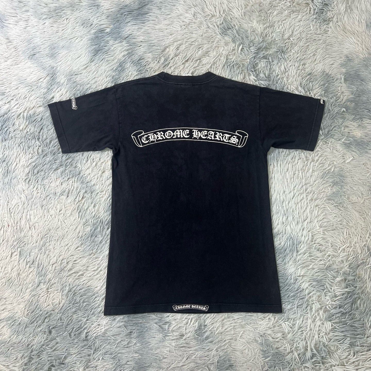 Chrome Hearts Chrome Hearts Vintage Tee Fade Sanskrit Short Sleeve T-Shirt Size US M / EU 48-50 / 2 - 2 Thumbnail