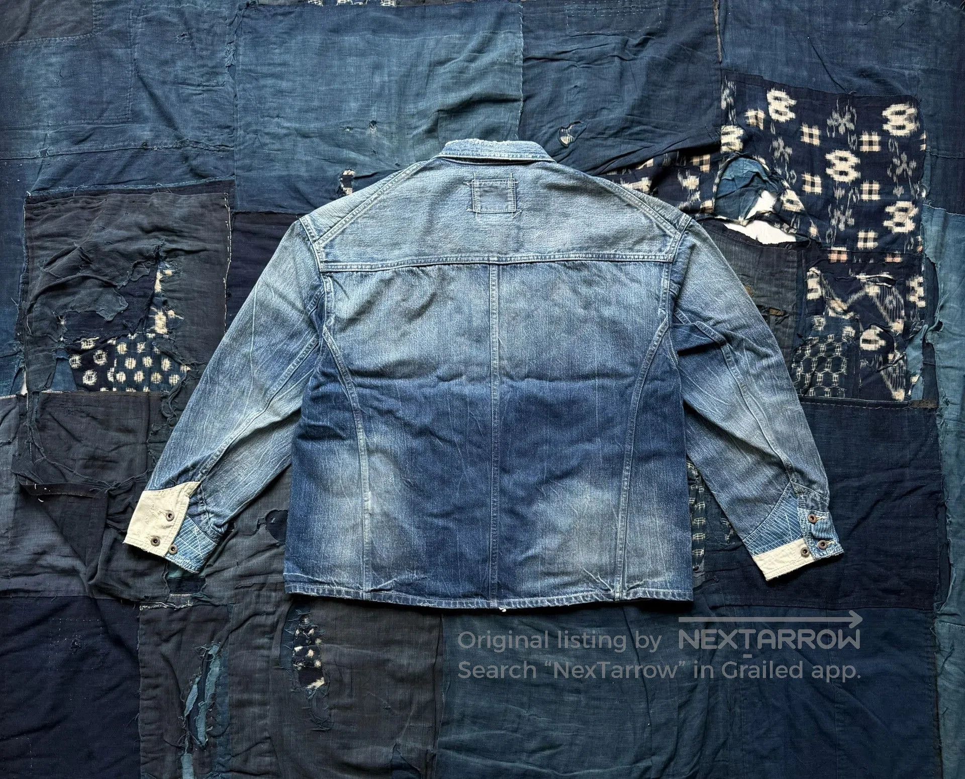 Madness MADNESS 4P Regenerated Denim Jacket. Size US M / EU 48-50 / 2 - 3 Thumbnail