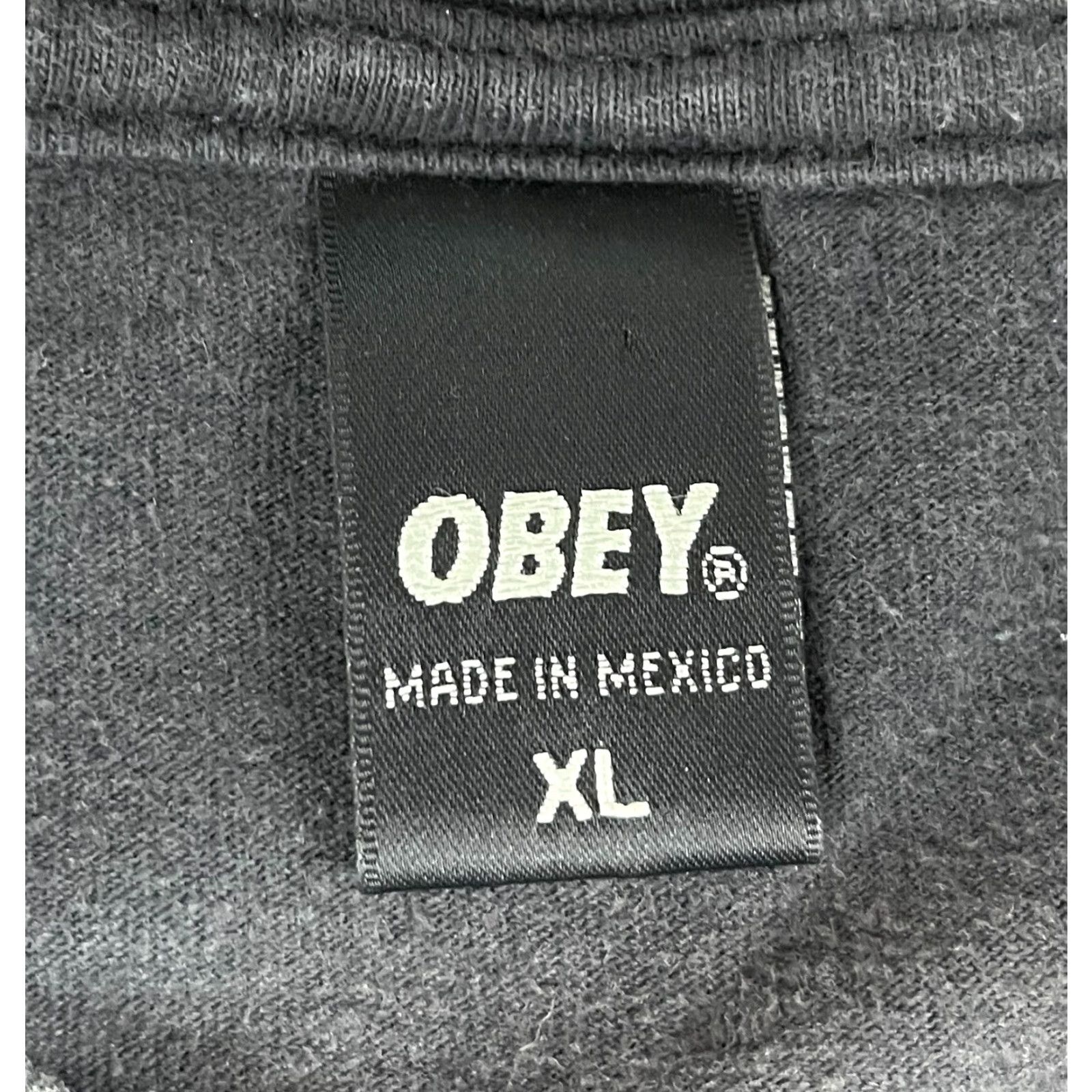 Obey VINTAGE OBEY T-Shirt Mens XL Black 1989 Posse 1989 Art Shirt Size US XL / EU 56 / 4 - 4 Thumbnail