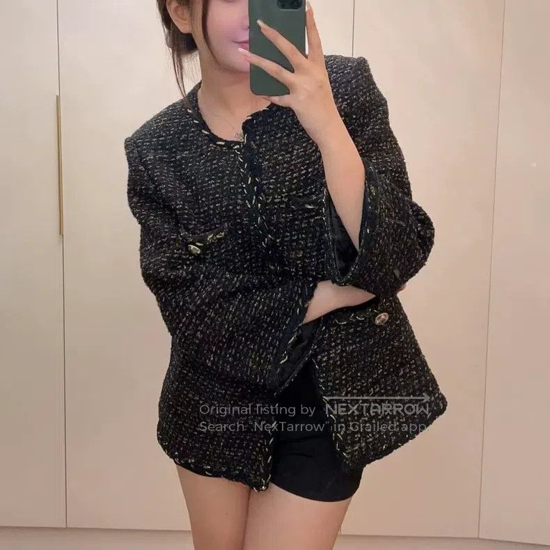 Chanel Chanel Egyptian black gold small fragrance style jacket Size XXS / US 00 / IT 34 - 2 Thumbnail