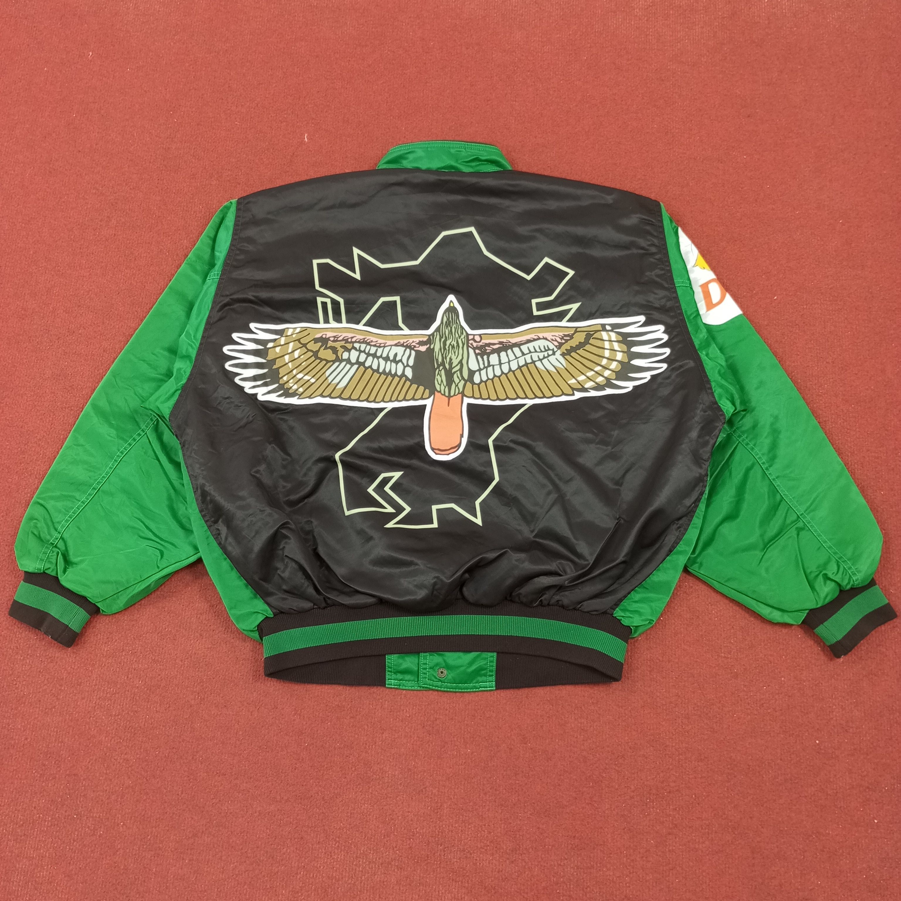 Japanese Brand Fukuoka Daiei Hawks Japanese Baseball Team Jacket Size US L / EU 52-54 / 3 - 3 Thumbnail