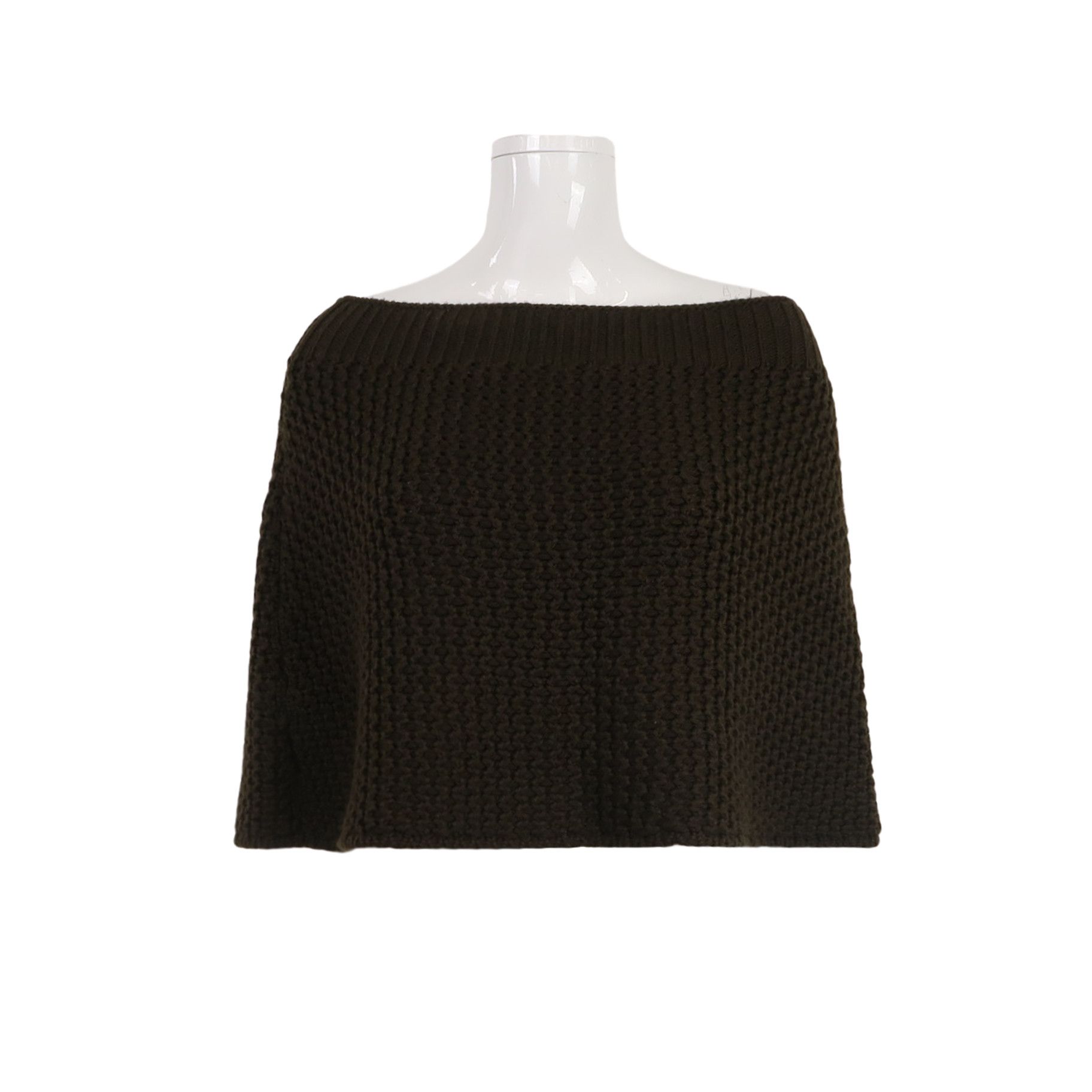 Prada Prada Virgin Wool Knit Shawl Size 42 Size M / US 6-8 / IT 42-44 - 1 Thumbnail