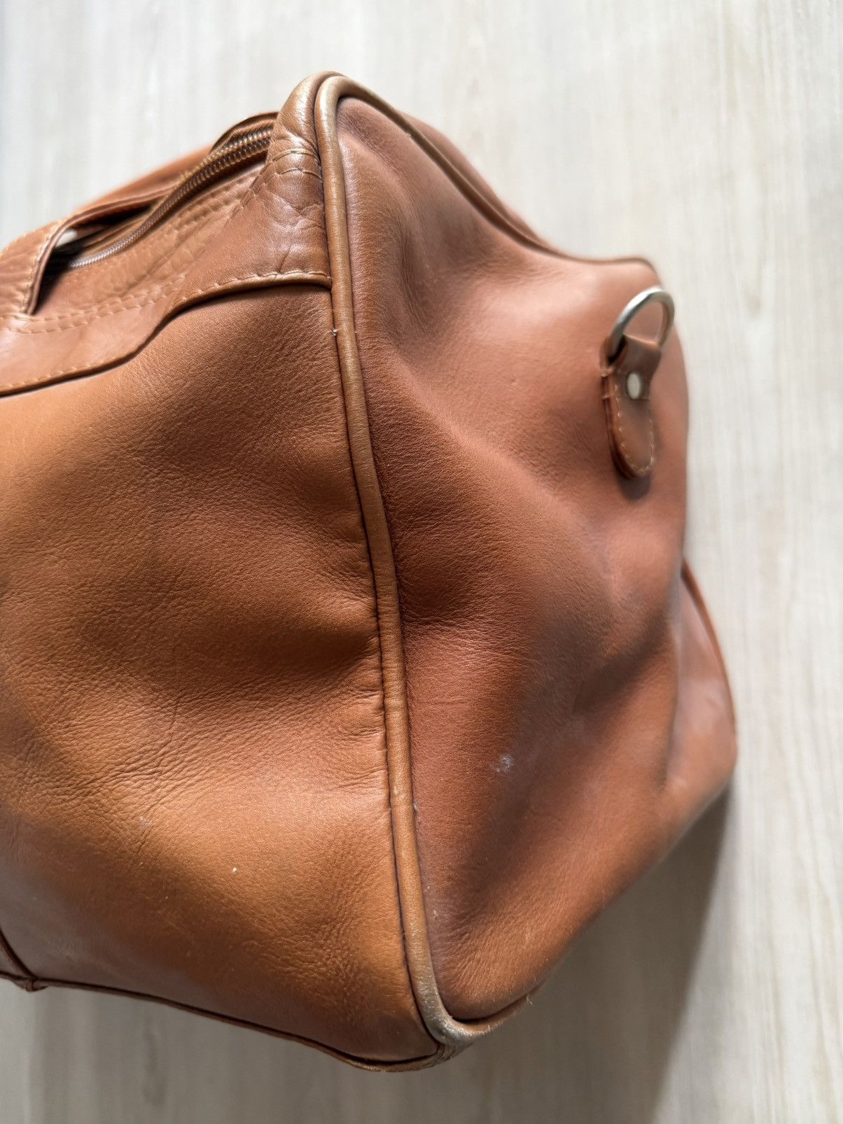 Leather Piel Collapsible Duffel to Carry-All Genuine Leather Size ONE SIZE - 5 Thumbnail