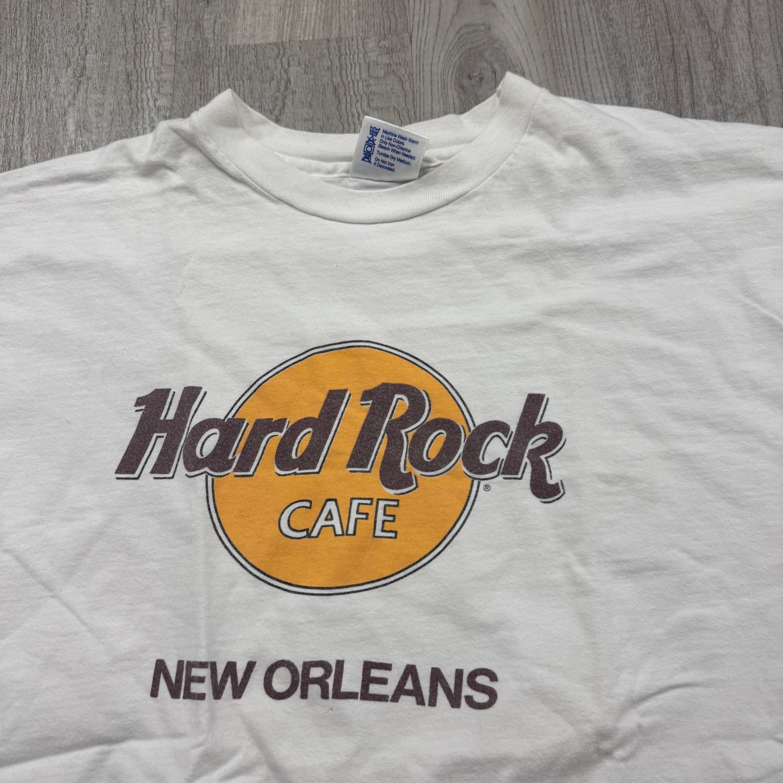 Vintage Vintage Hard Rock Cafe New Orleans Men's XL White Size US XL / EU 56 / 4 - 3 Thumbnail