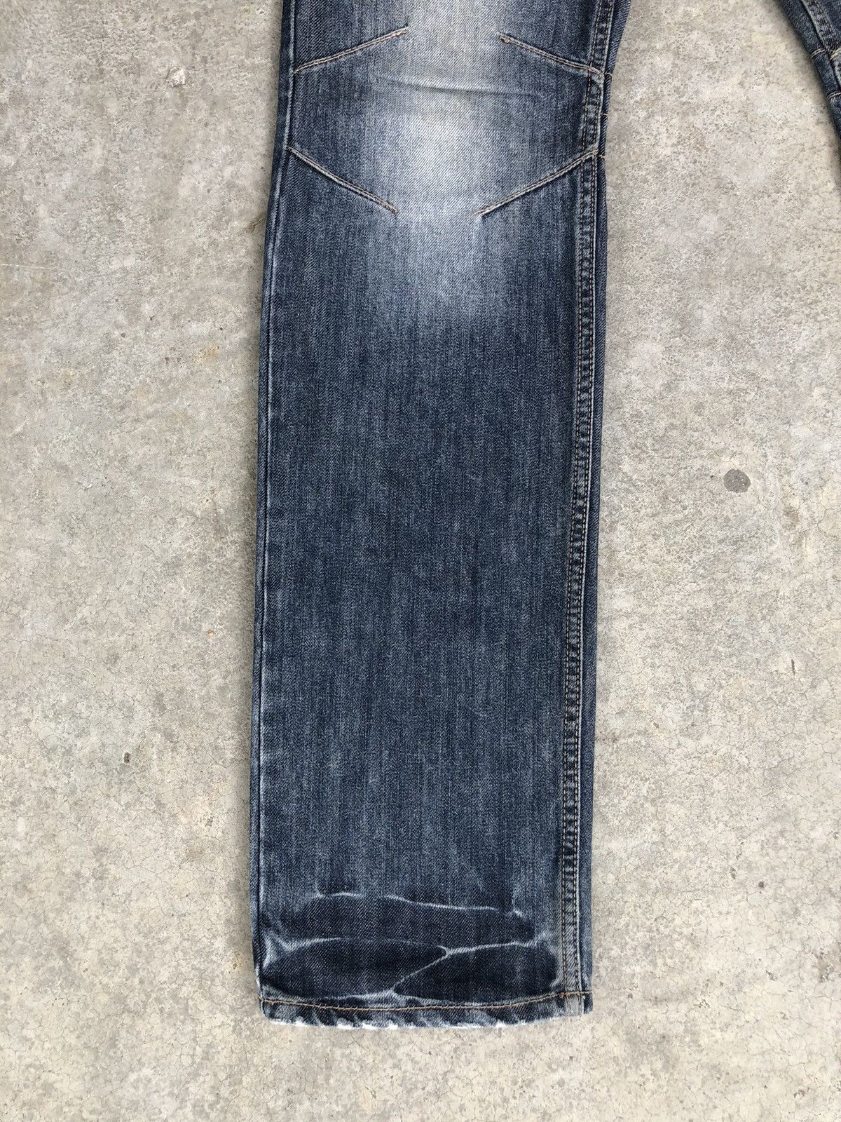 PPFM PPFM Double Waist Distressed Jeans Size US 33 - 7 Thumbnail