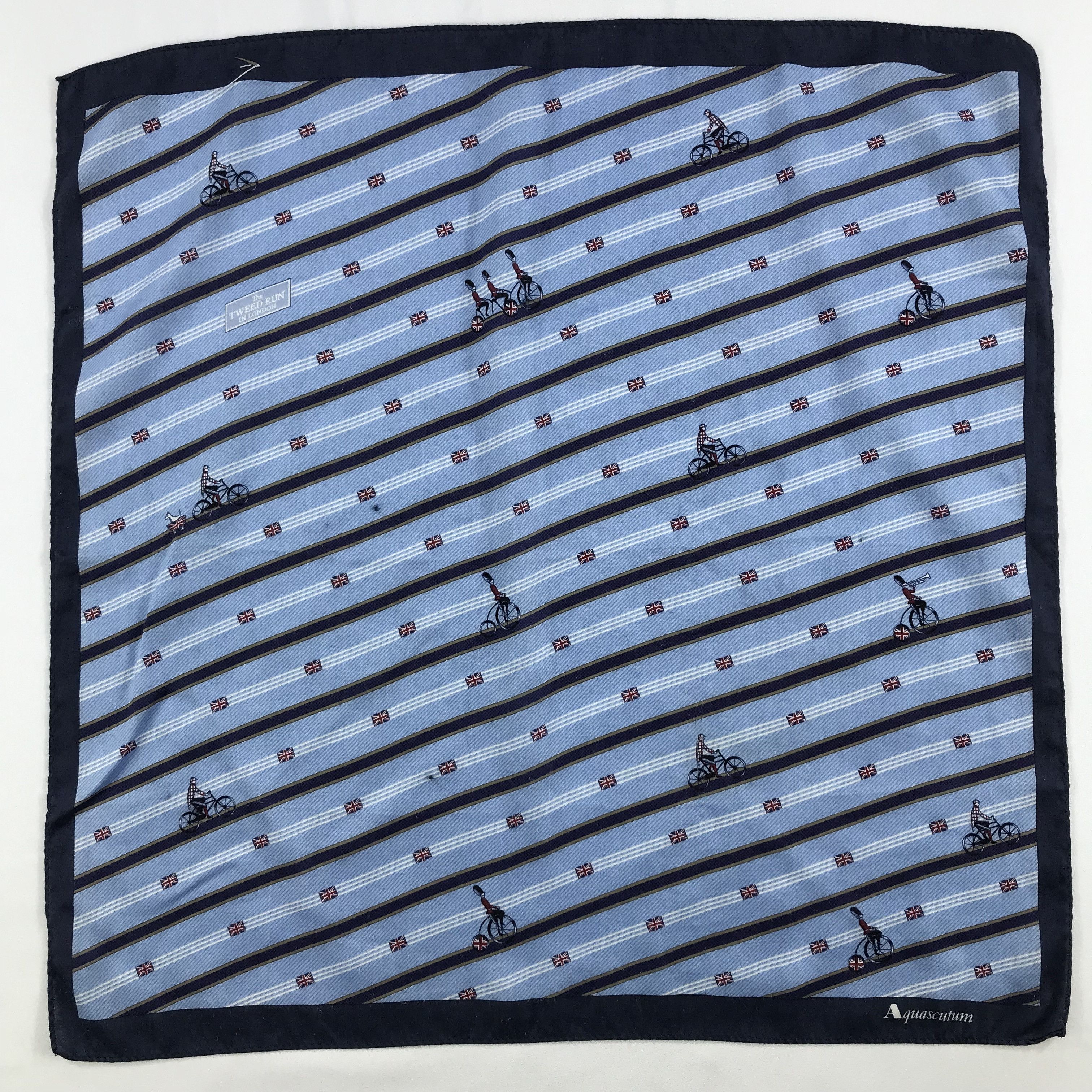 Aquascutum × Vintage Aquascutum Bandana / Handkerchief / Neckerchief - S2744A Size ONE SIZE - 1 Thumbnail