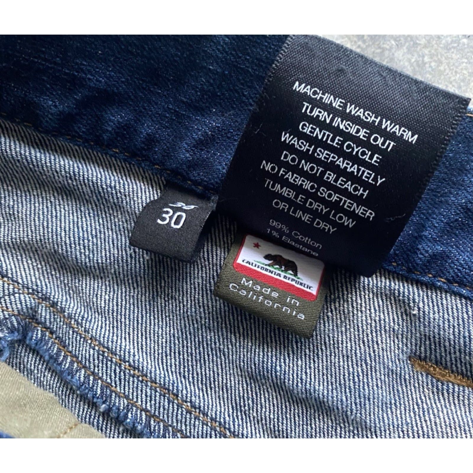 Vintage Triple Aught Design Jeans Men 36x30 Blue Made In USA Pants Jeans Mens 36 Blue USA 90s? Size US 36 / EU 52 - 6 Thumbnail