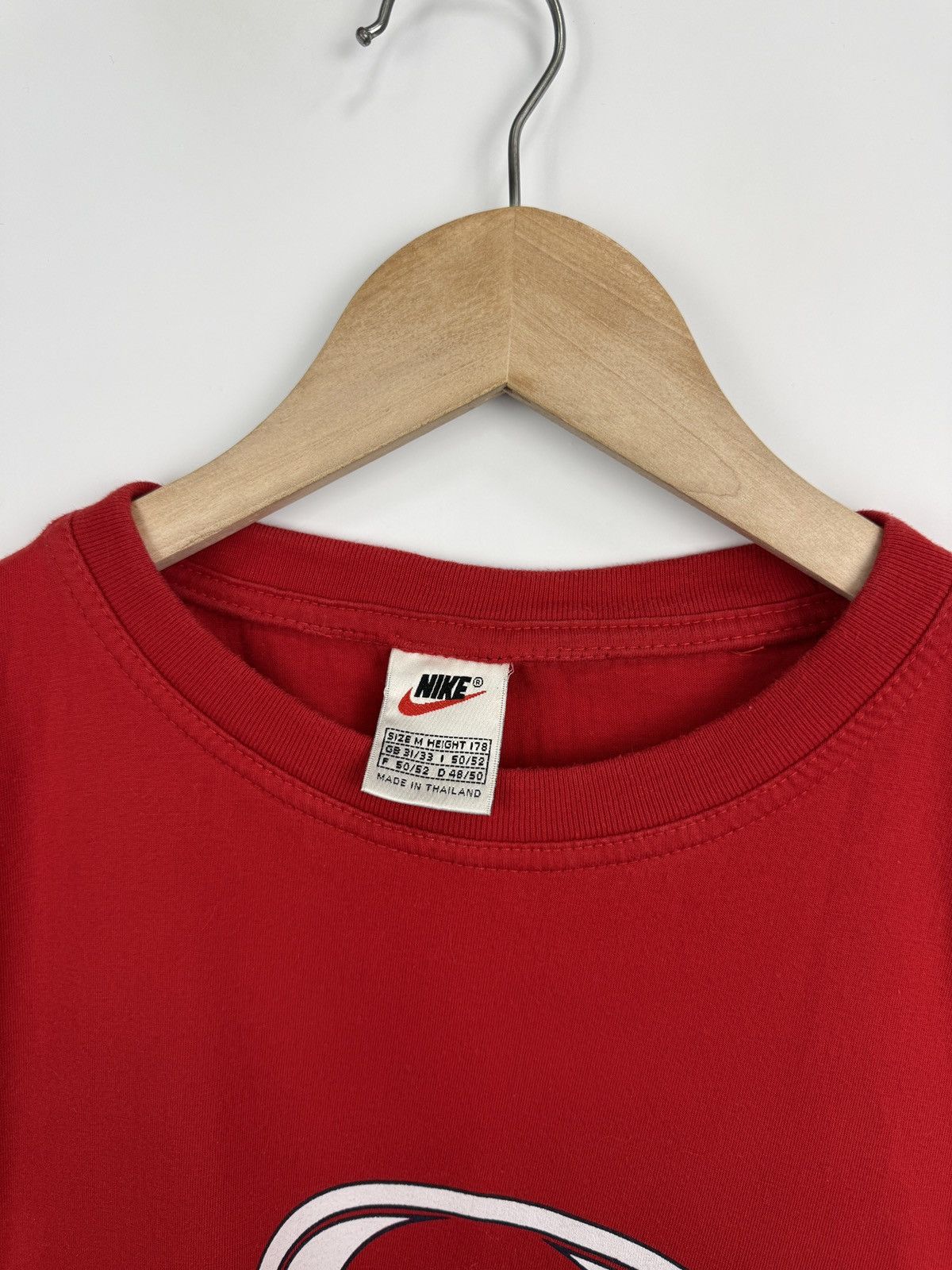 Nike 🇺🇸 Vintage 90s Nike Total Ninety 90 T-Shirt Center Logo Retro Size US M / EU 48-50 / 2 - 5 Thumbnail