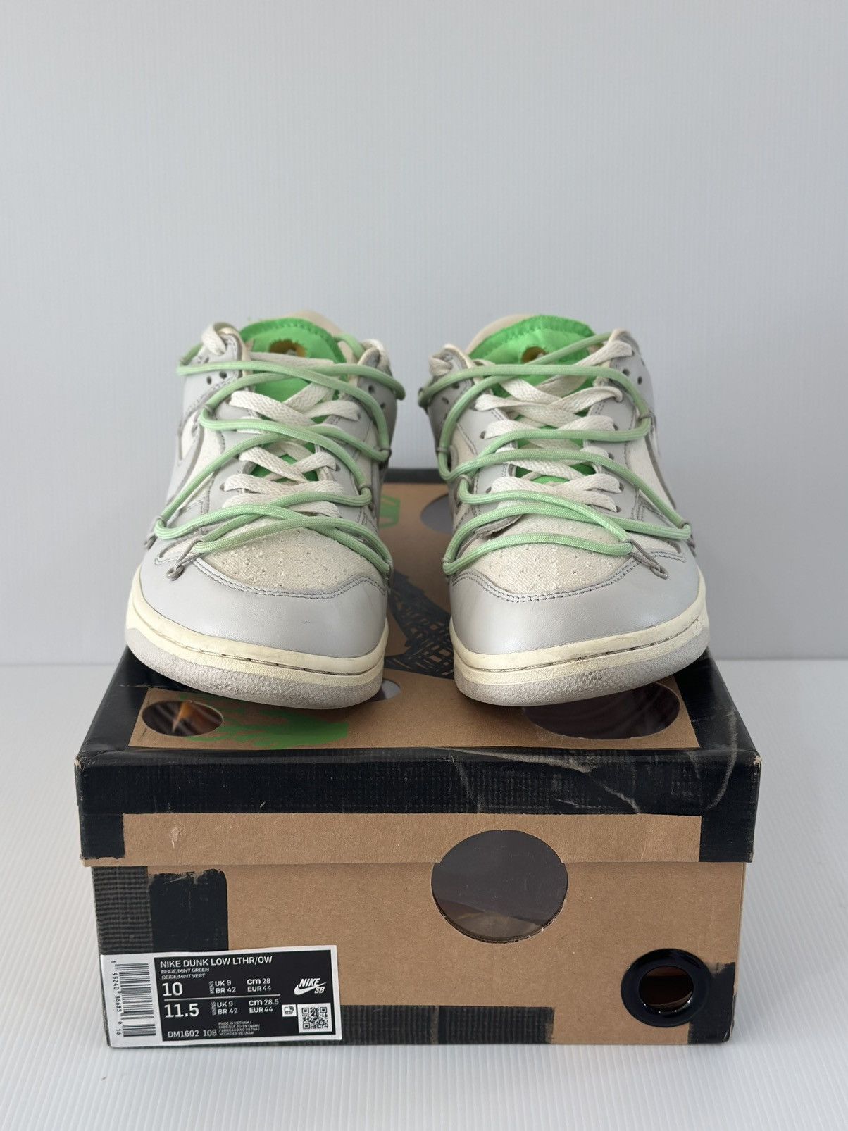 Nike × Off-White Nike x Off White Dunk Low Lot 7 of 50 Size US 10 / EU 43 - 2 Thumbnail