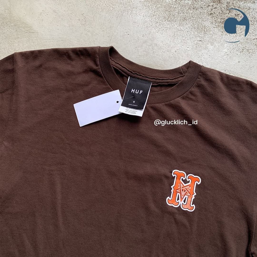 Huf × Thrasher HUF, x Thrasher High Point Tee in Chocolate Size US S / EU 44-46 / 1 - 4 Thumbnail