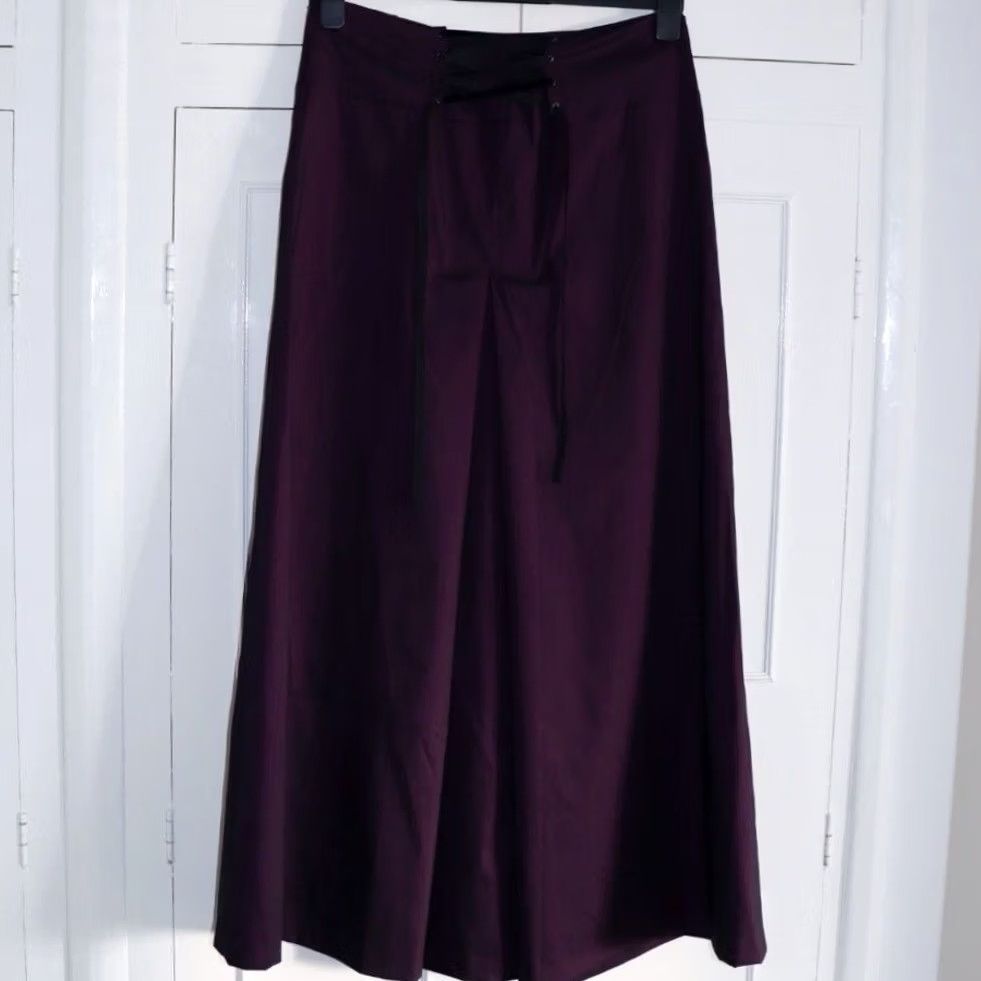 Vintage Mexx Skirt Womens UK 14 Maxi Size Purple Two Tone Women Party Evening New With Tags Size 36" / US 14 / IT 50 - 2 Thumbnail