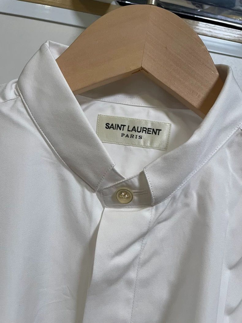 Saint Laurent Paris saint laurent paris size 38 White Shirt 2503-Nextarrow Size US M / EU 48-50 / 2 - 2 Thumbnail