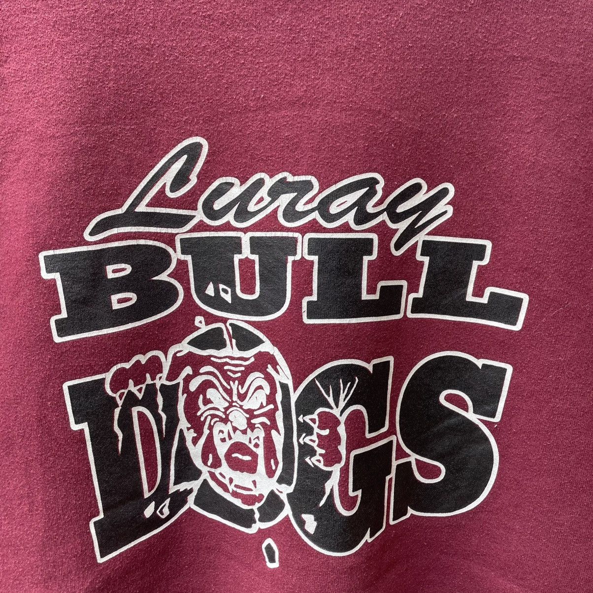 Vintage 🔥Vintage Luray Bull Dogs Big Logo Maroon Jumper Sweatshirts Size US M / EU 48-50 / 2 - 3 Thumbnail