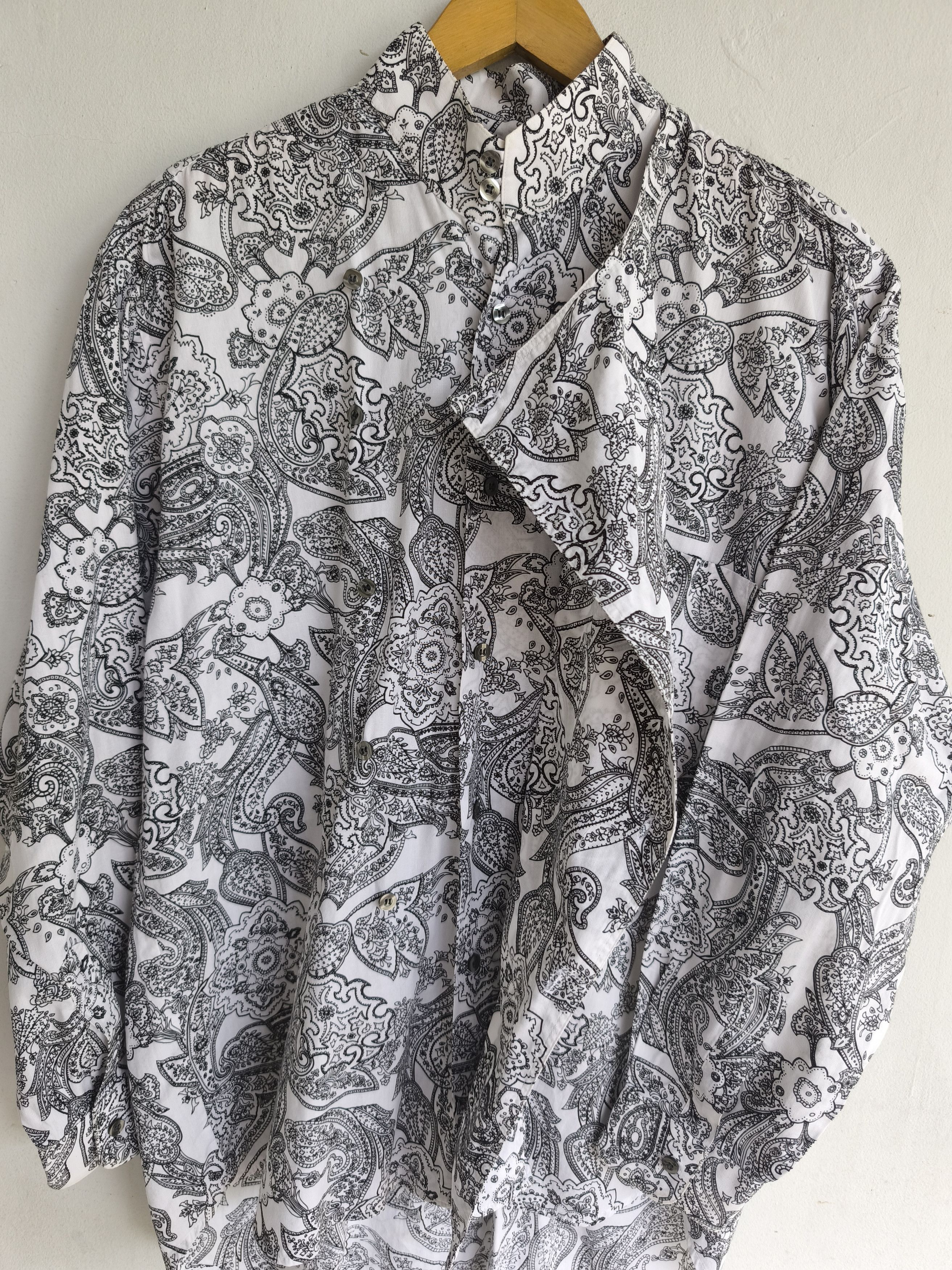 Comme des Garcons 90s Comme des Garcons Homme Paisley Size US XL / EU 56 / 4 - 5 Thumbnail