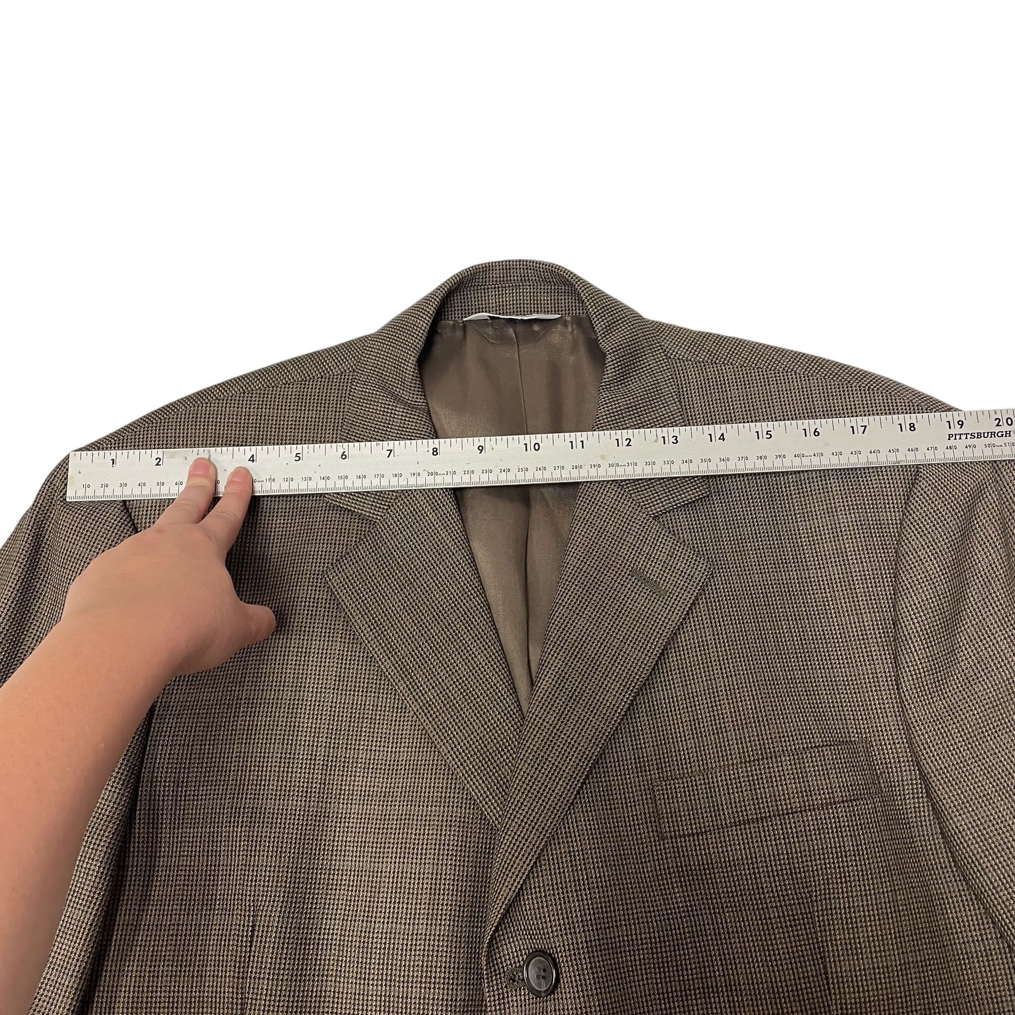 Joseph & Feiss Joseph & Feiss Sport Coat HOUNDSTOOTH 3 btn Jacket Size 42R - 7 Thumbnail