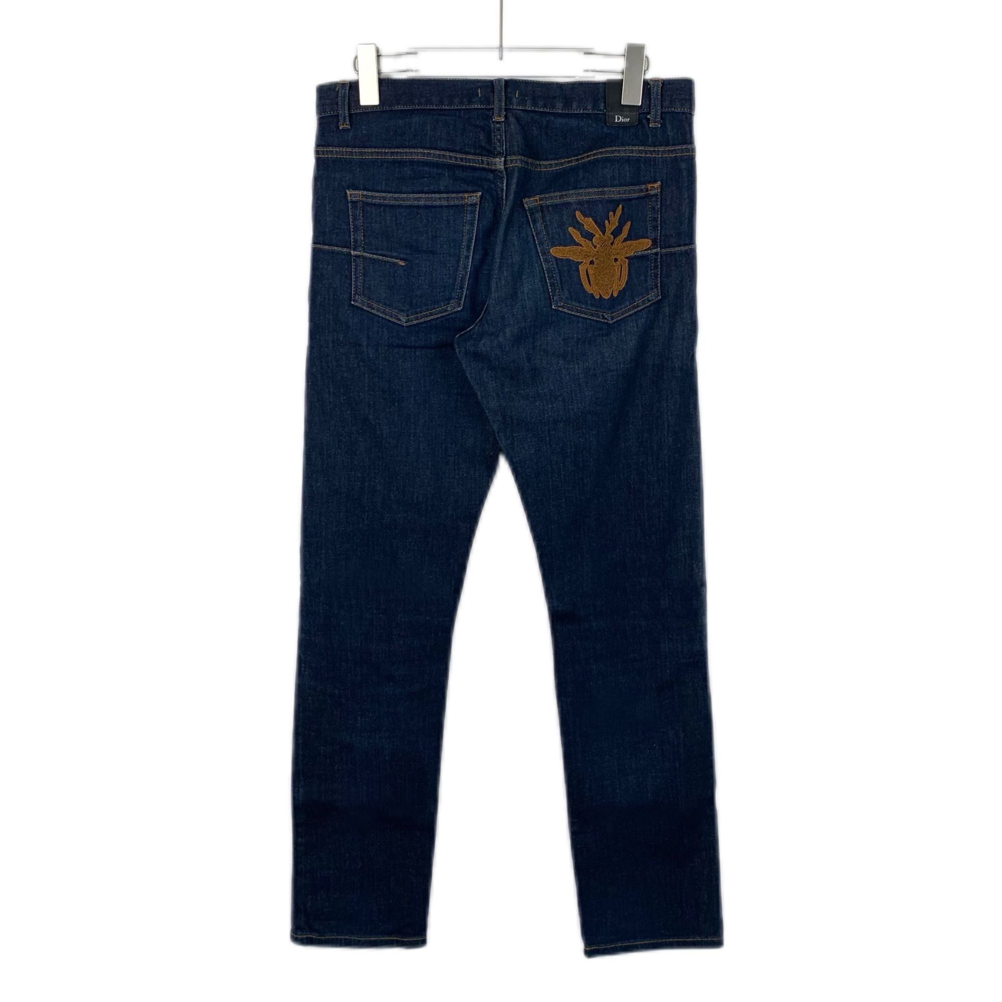 Dior Dior Dark Blue Slim-Fit Denim Jeans Made In Italy Size Size 30" / US 8 / IT 44 - 8 Thumbnail