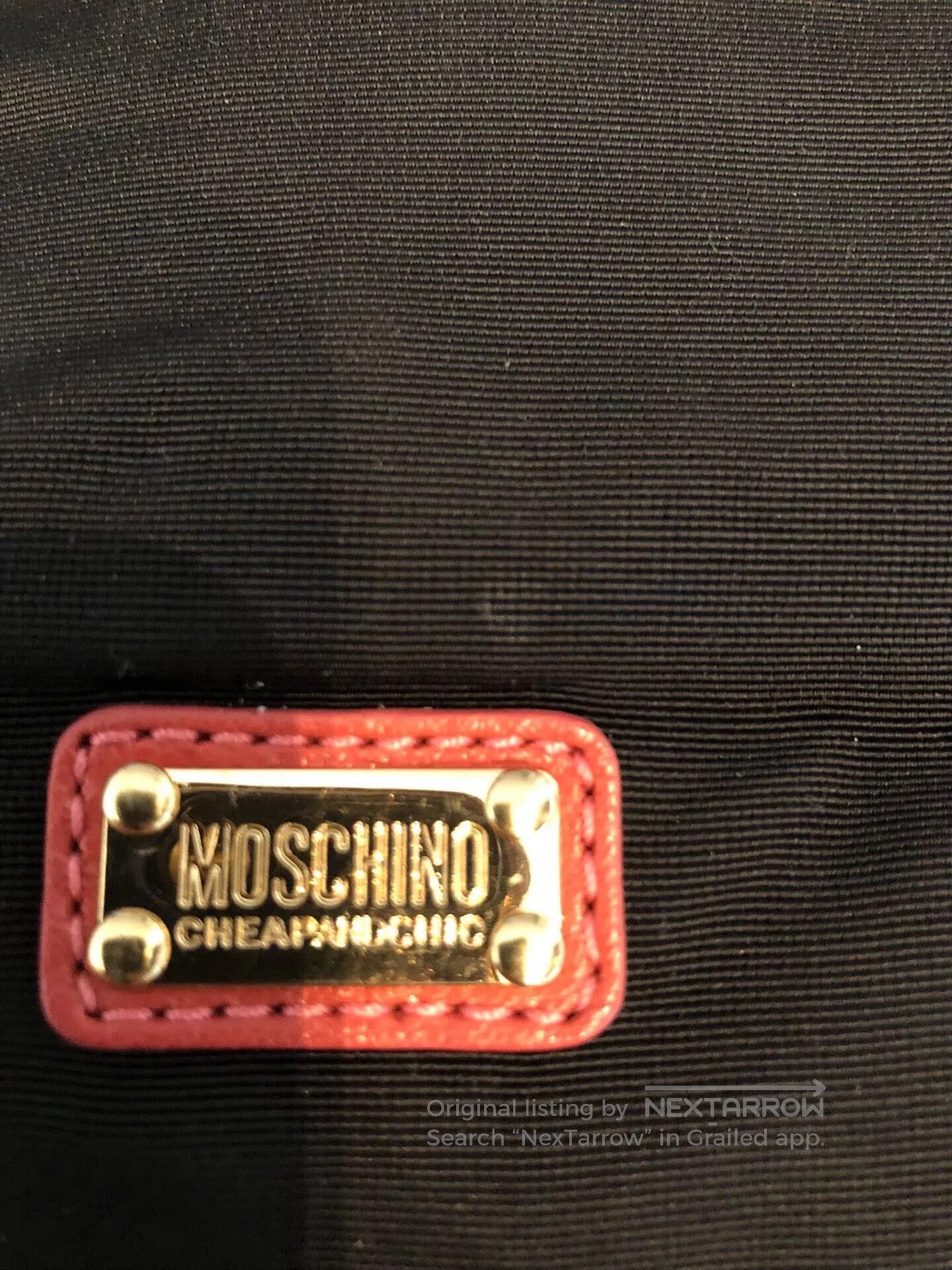 Moschino MOSCHINO New Waterproof Calfskin Logo Handbag. Size ONE SIZE - 3 Thumbnail