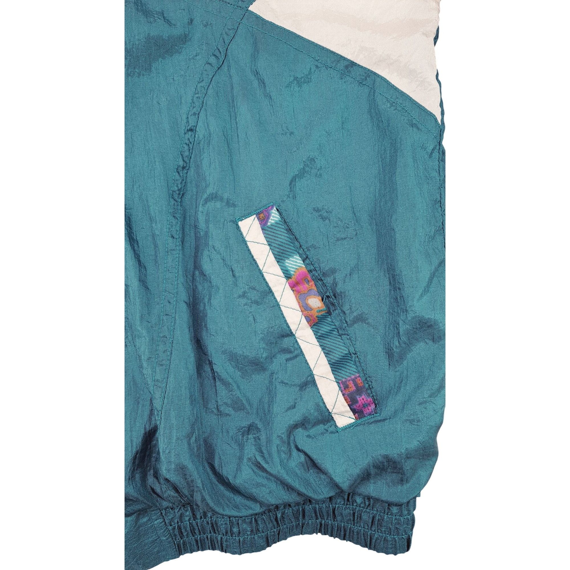 Wilson Vintage Wilson Windbreaker Jacket Women Large White Aztec Size L / US 10 / IT 46 - 4 Thumbnail