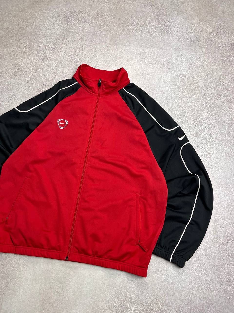 Nike × Vintage Vintage Nike Swoosh Baggy Olympic Jacket Y2K XL Size US XL / EU 56 / 4 - 3 Thumbnail
