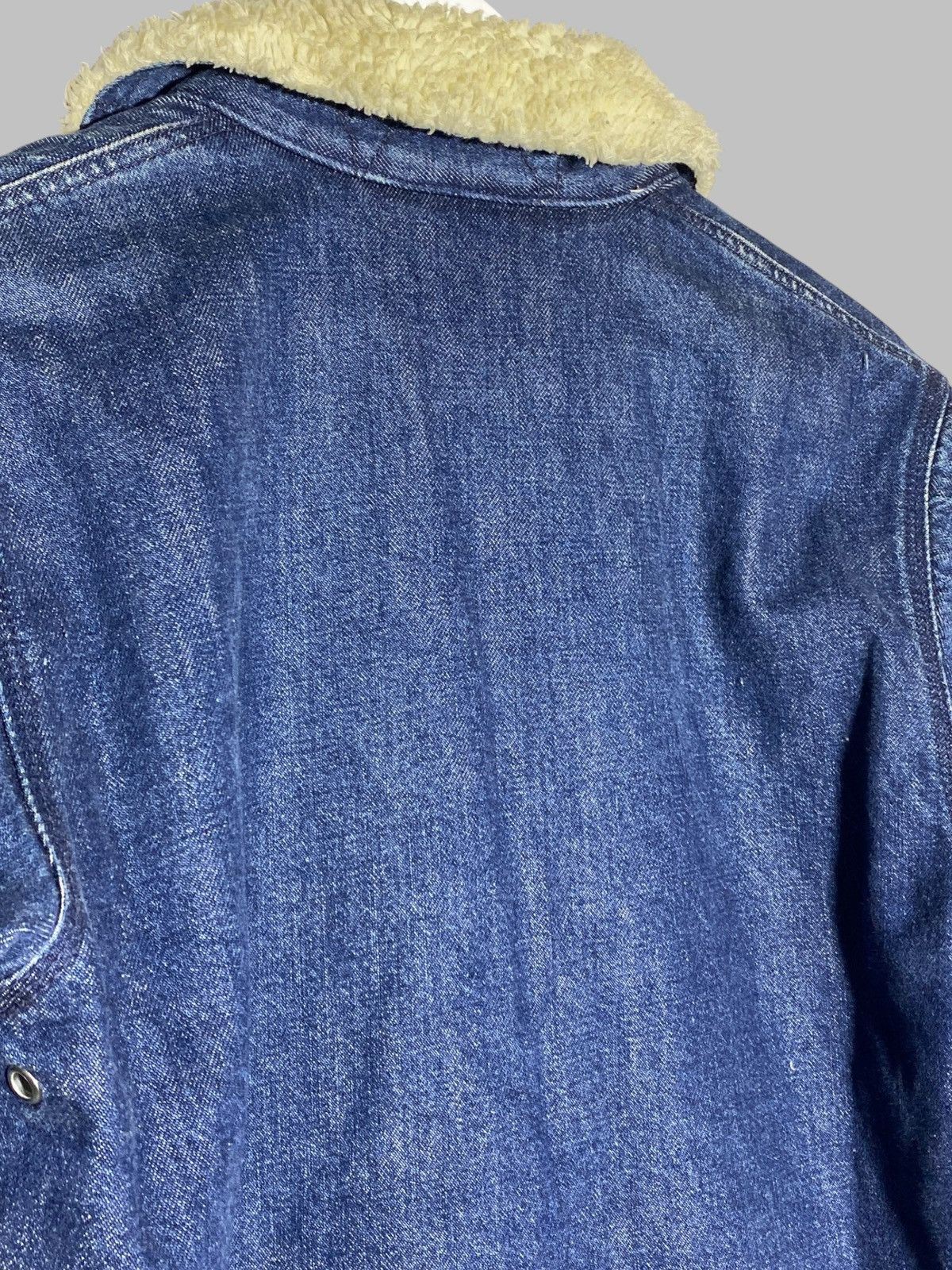 A.P.C. × Carhartt A.P.C. Carhartt Sherpa Trucker Vibes Raw Denim Paris Collab Size US S / EU 44-46 / 1 - 24 Thumbnail