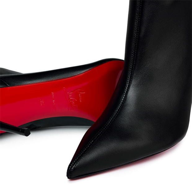 Christian Louboutin Sporty Kate 85mm Leather Ankle Boots Size US 7 / IT 37 - 6 Thumbnail