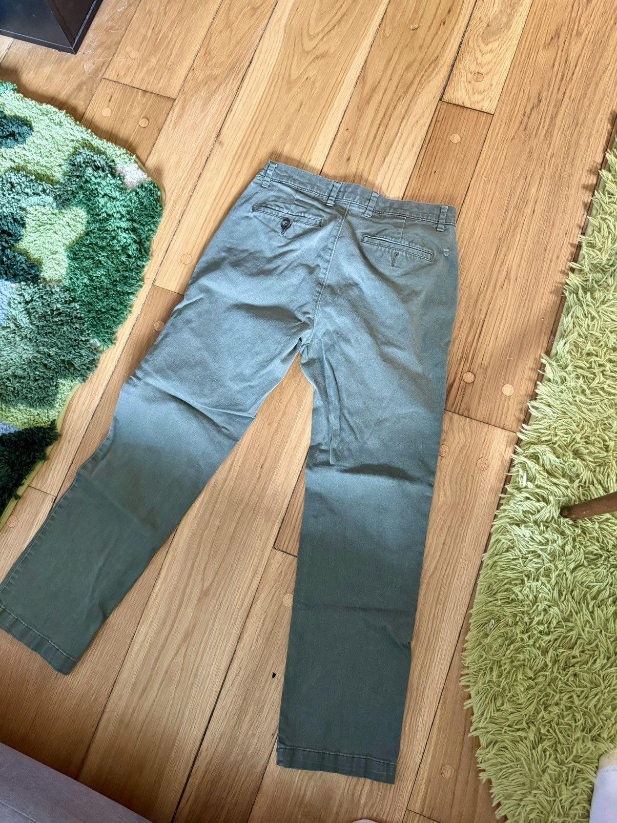Vintage VINTAGE GREEN ARMY PANTS Size US 30 / EU 46 - 3 Thumbnail