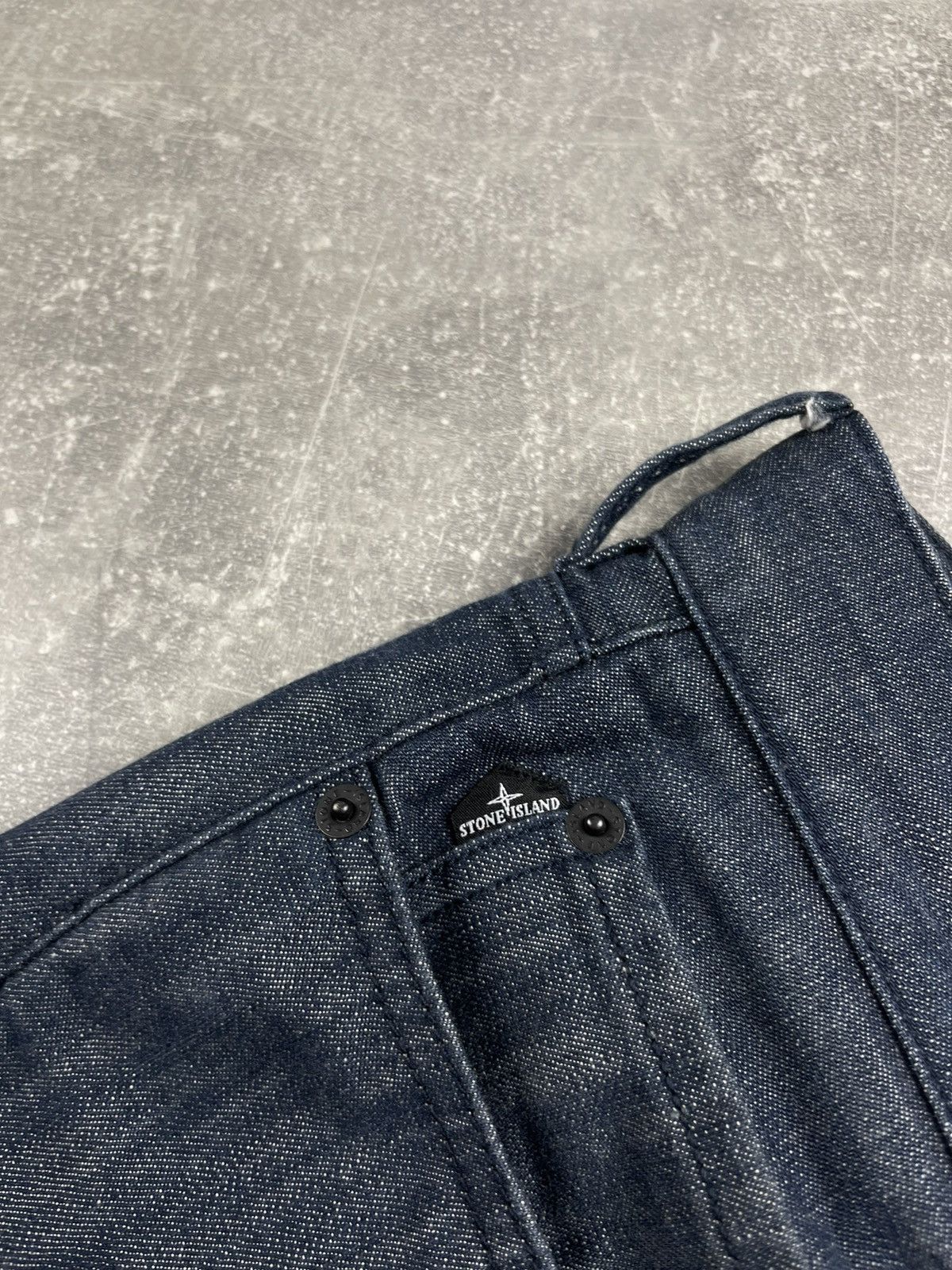 Stone Island Stone Island SL Slim Jeans Early 2010s Dark Blue Denim Size US 33 - 10 Thumbnail