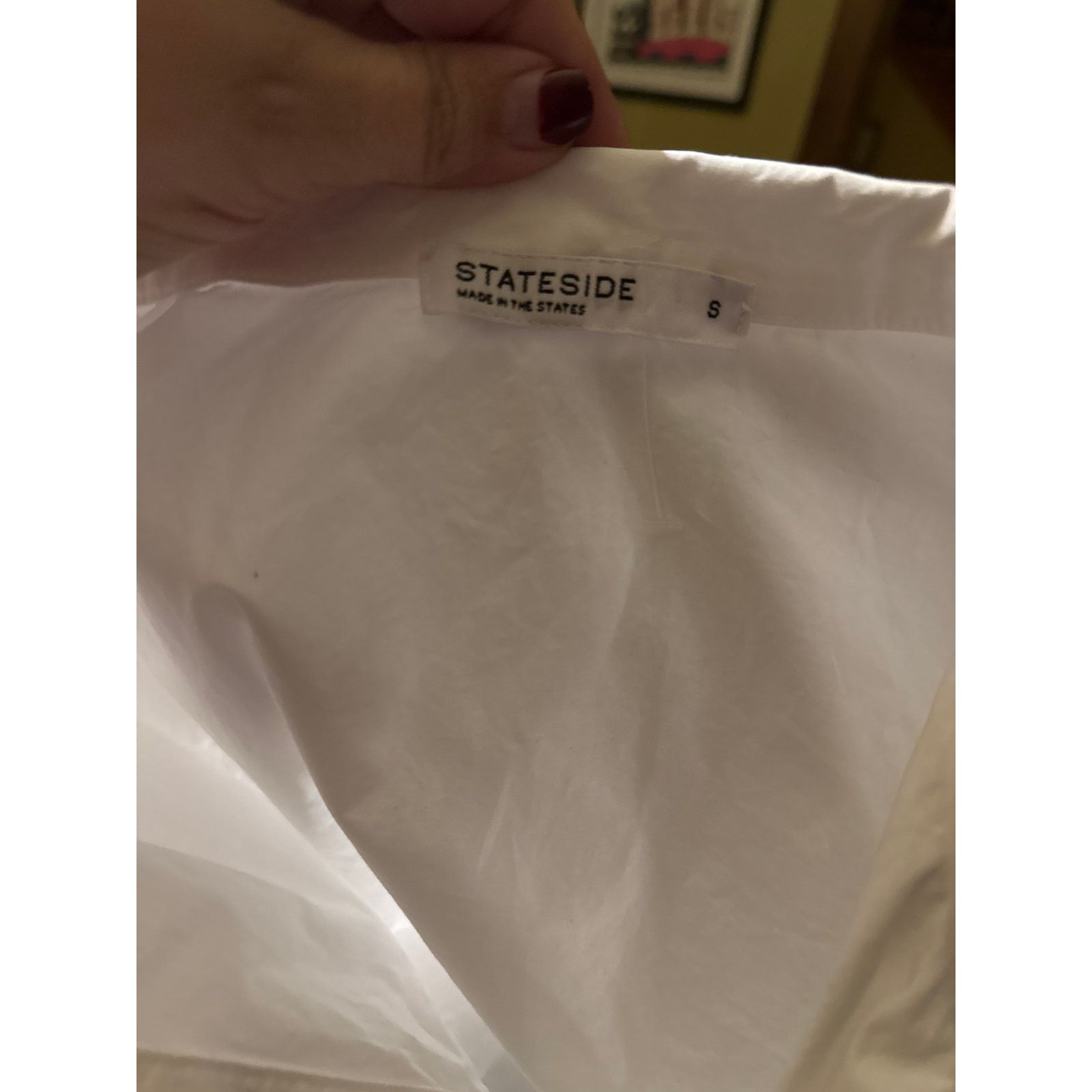 Other STATESIDE Structured Poplin Tie Hem Shirt in White S Size S / US 4 / IT 40 - 2 Thumbnail