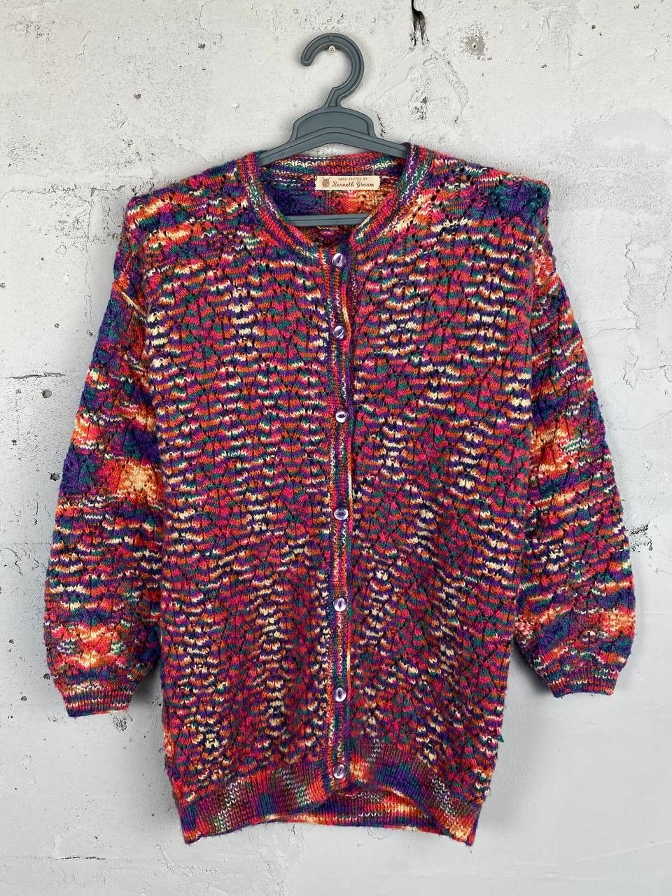 Vintage Point Vintage Hand Knitted Grandpa Sweater Coogi style Size US M / EU 48-50 / 2 - 1 Thumbnail