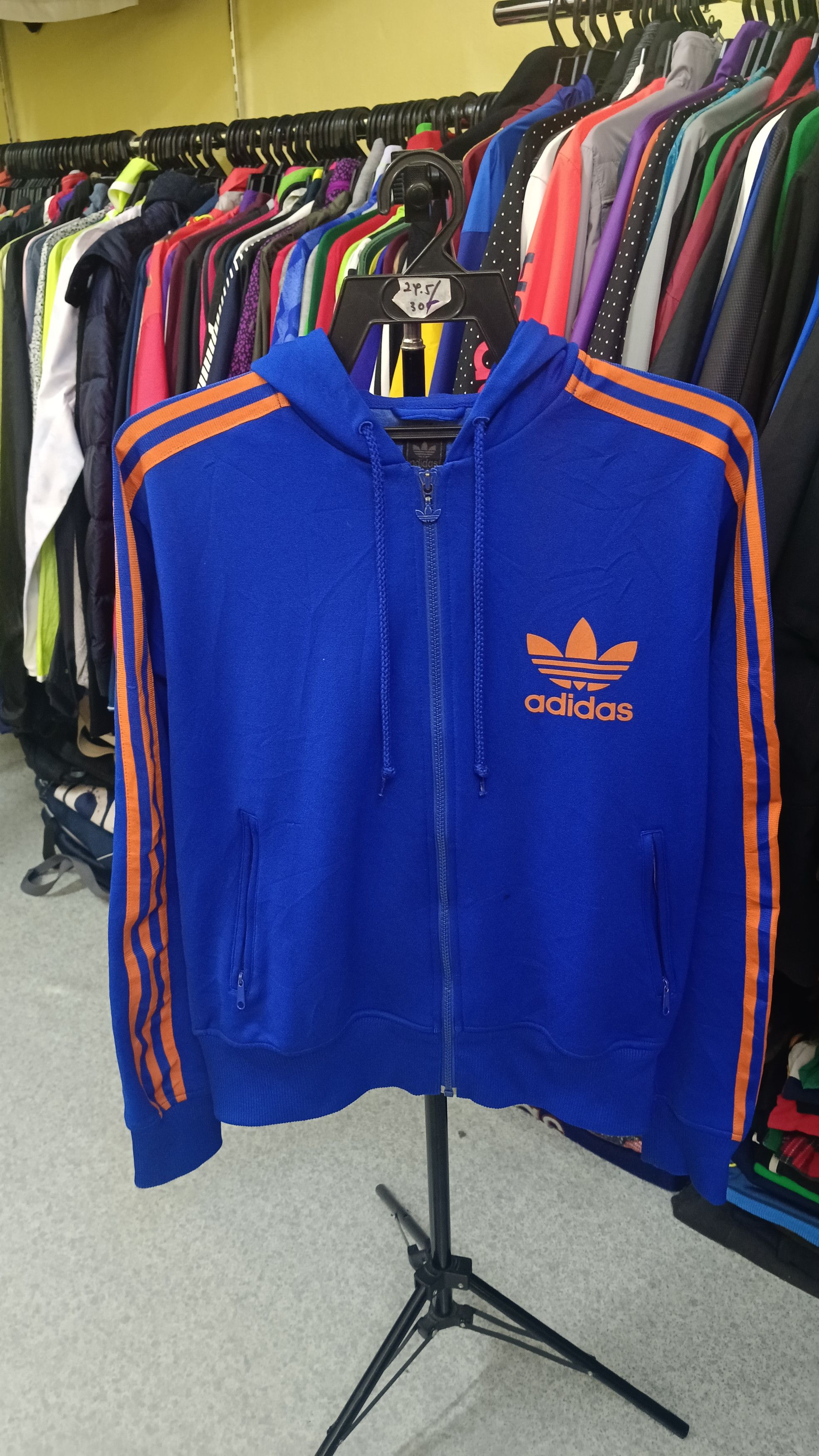 Adidas Adidas Vintage Hooded Taining Sweater Size US M / EU 48-50 / 2 - 1 Thumbnail