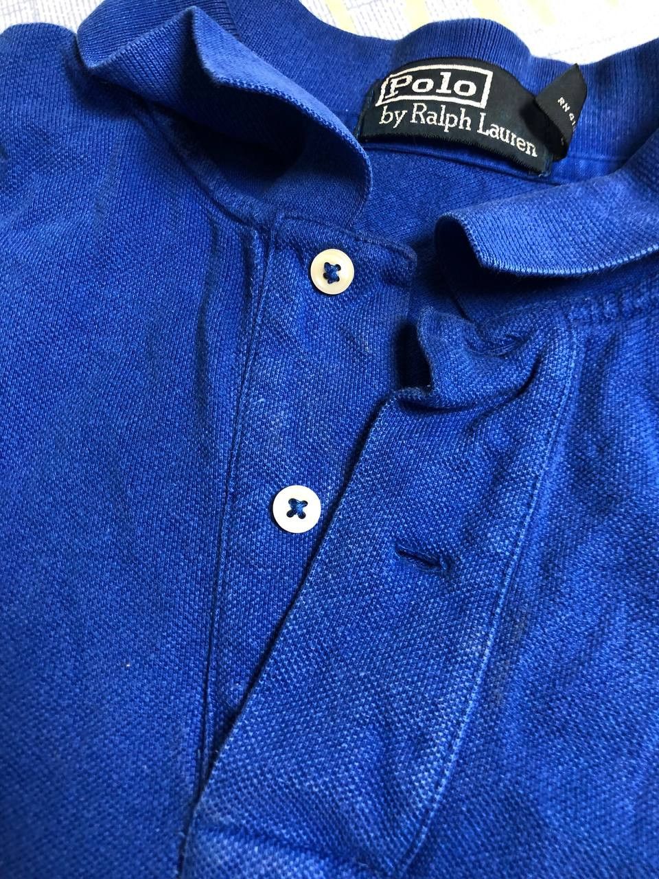 Polo Ralph Lauren Vintage Polo Ralph Lauren T-shirt polo Size US L / EU 52-54 / 3 - 3 Thumbnail
