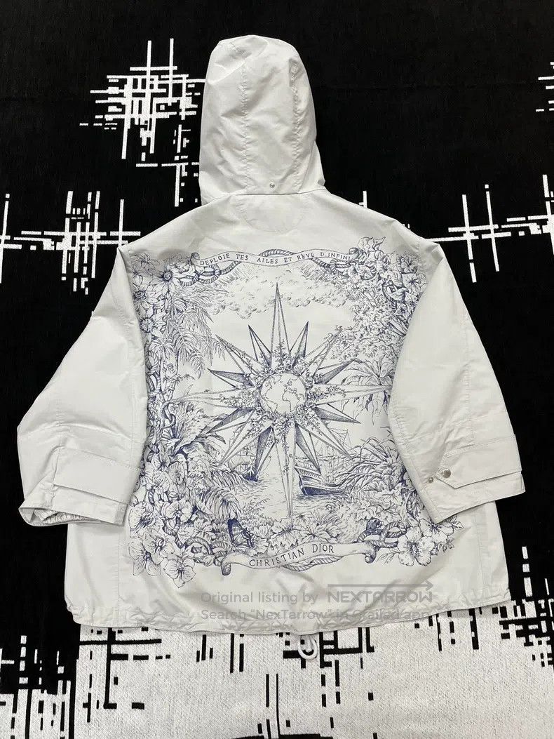 Dior Dior Grey Hooded Constellation Windbreaker Jacket Size XS / US 0-2 / IT 36-38 - 4 Thumbnail