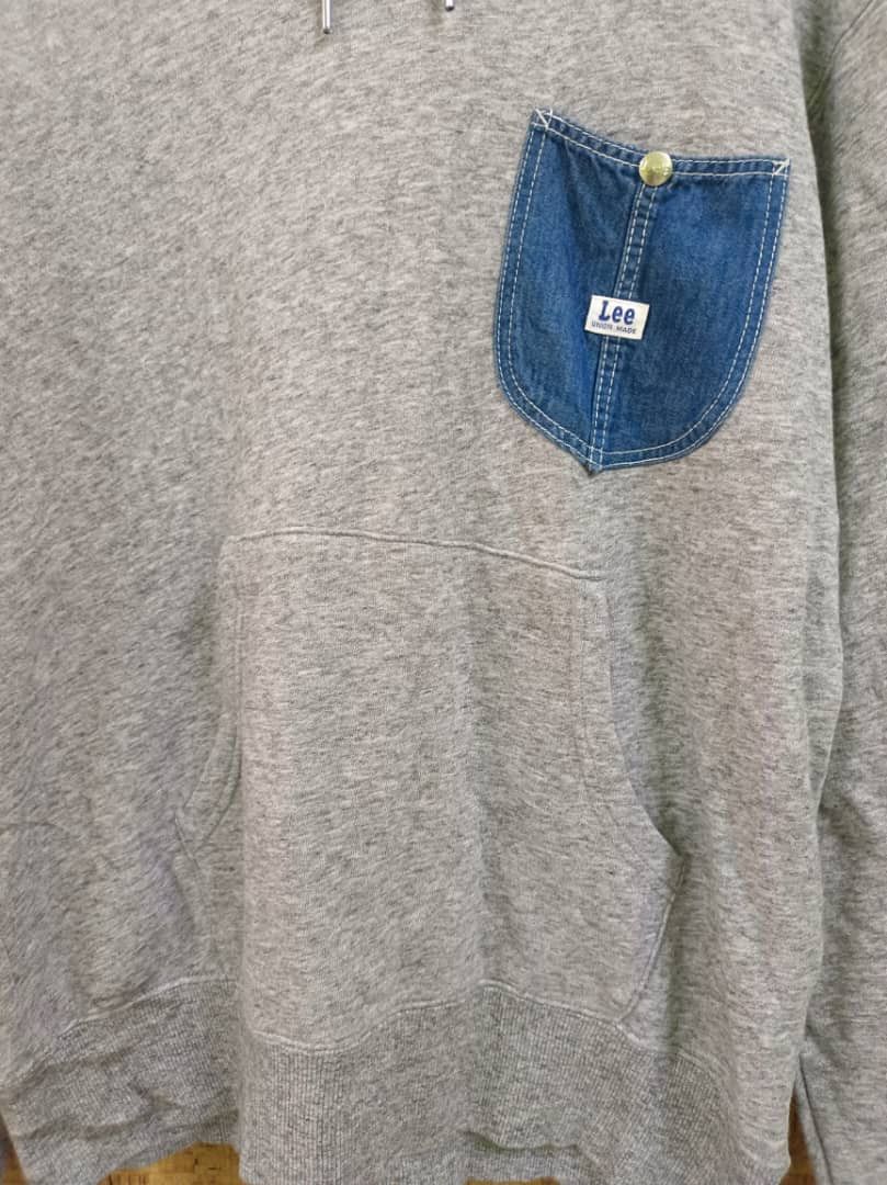 Lee Vintage Lee Union Made Pocket Denim Rayon Hoodie Size US M / EU 48-50 / 2 - 3 Thumbnail