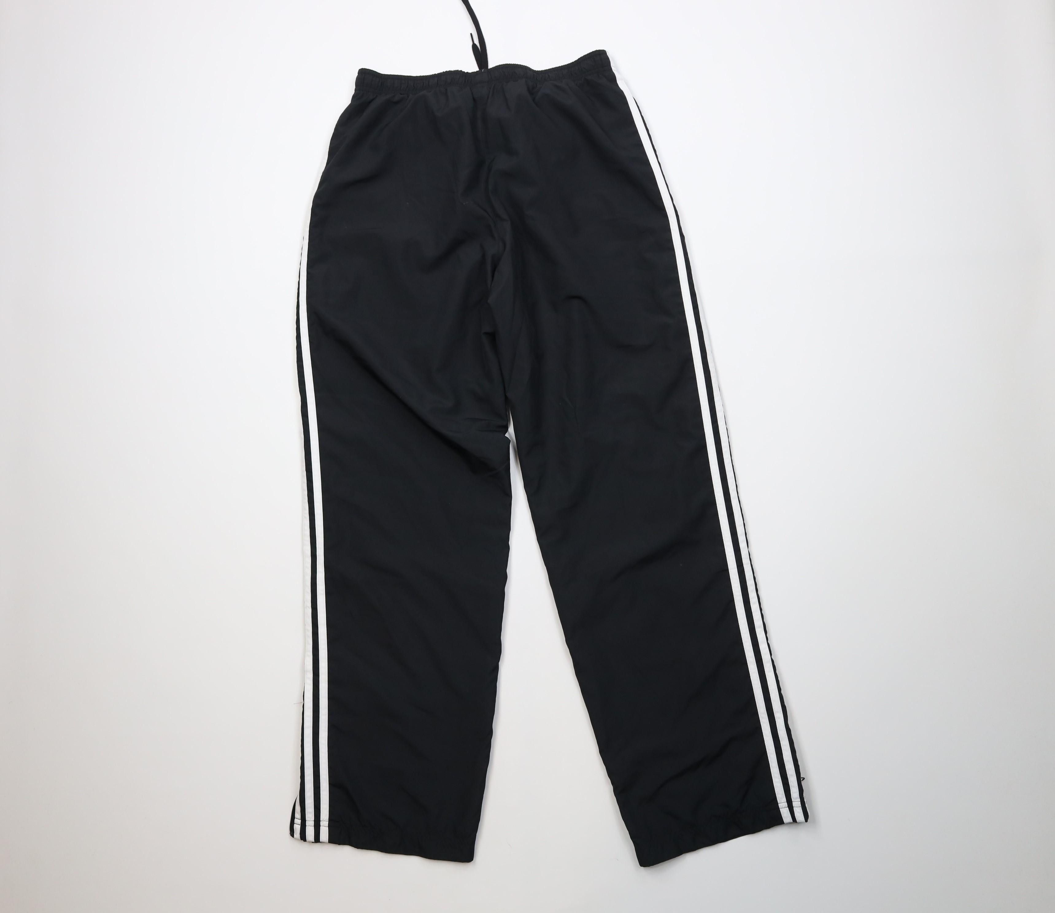Adidas Vintage Y2K Adidas Spell Lined Wide Leg Windbreaker Pants Size 30" / US 8 / IT 44 - 12 Thumbnail