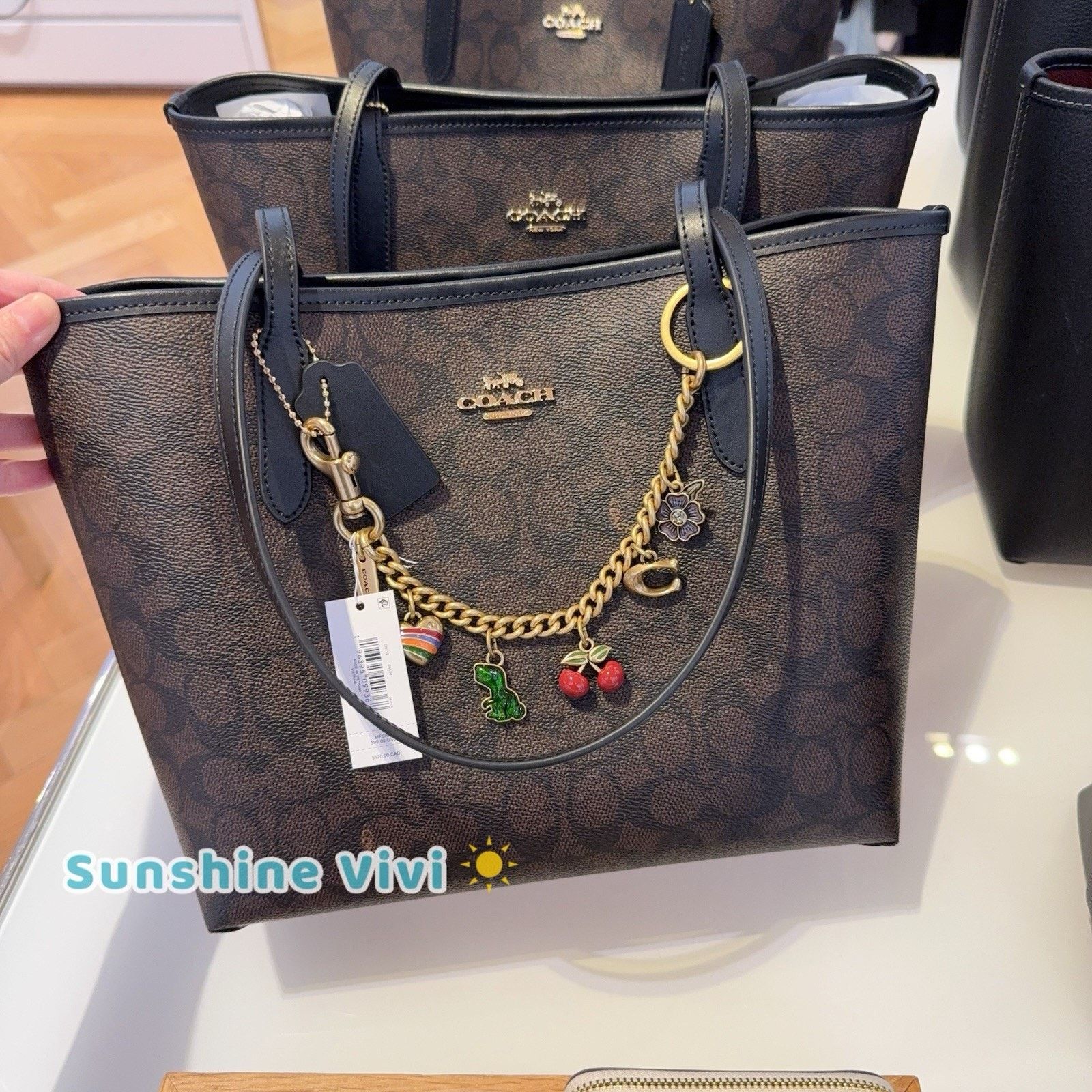 Coach NWT bundle Coach Medium City Tote CDX82 & CN119 Motif Chain Size ONE SIZE - 1 Thumbnail