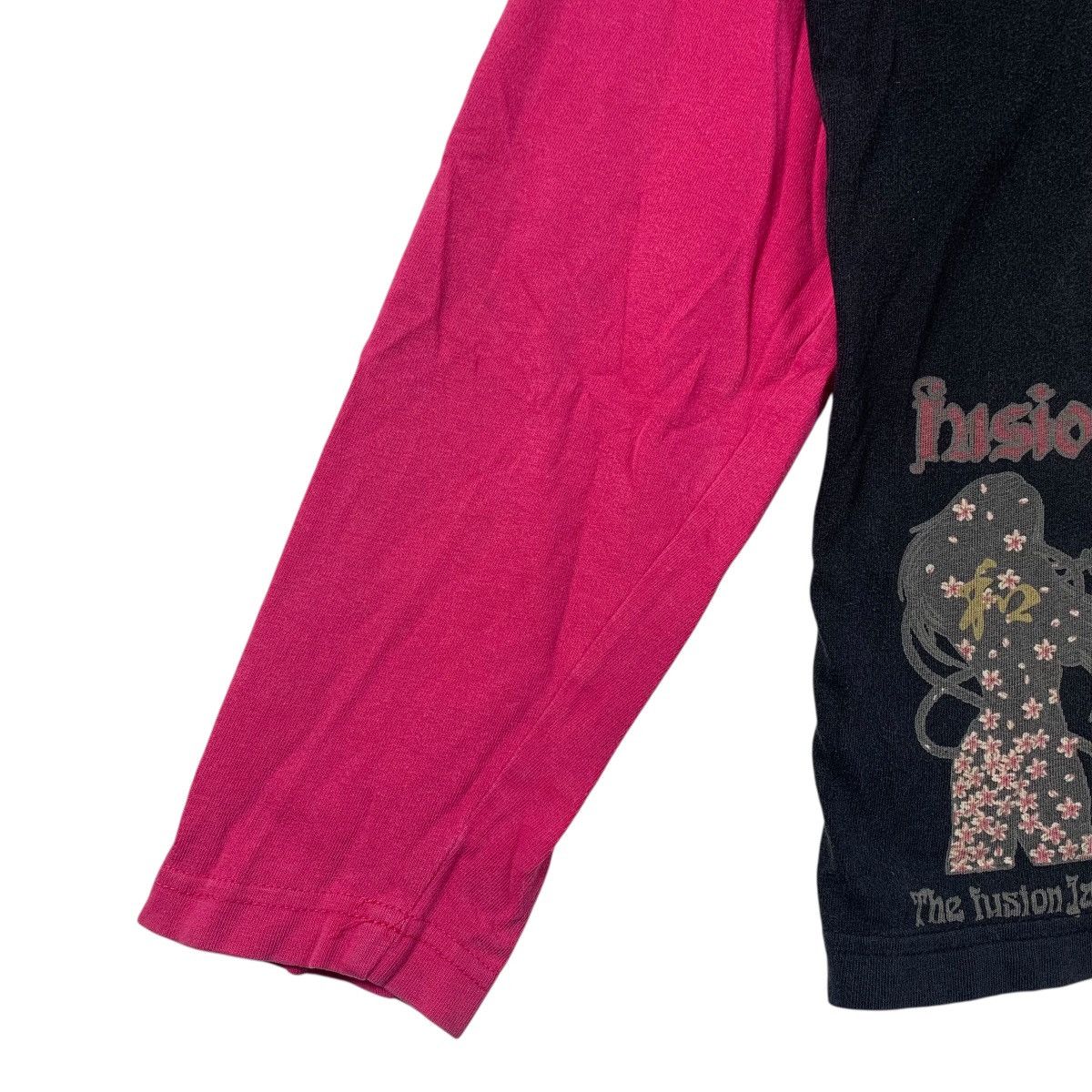 Other Vintage Profundity "The Fusion Japan" Raglan Long sleeve tee Size US L / EU 52-54 / 3 - 6 Thumbnail