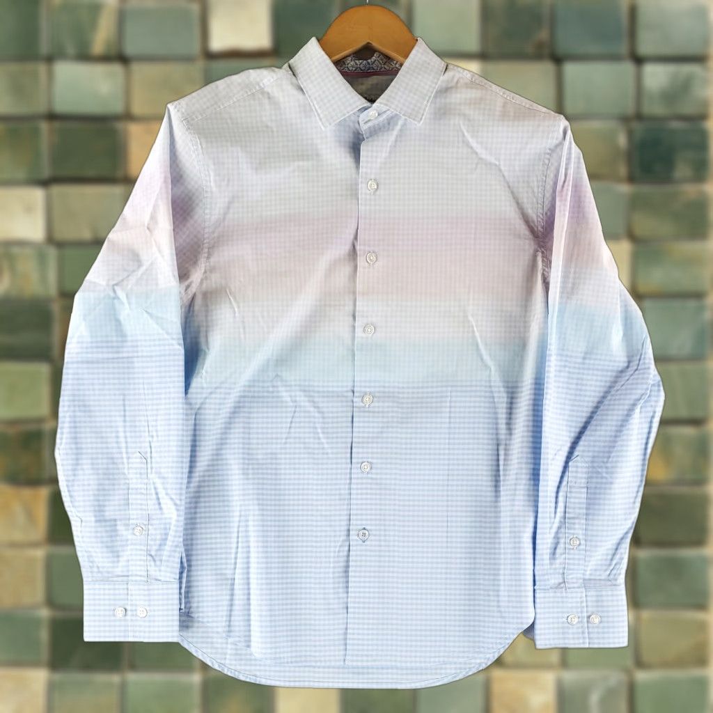 Tommy Bahama Tommy Bahama Sarasota Stretch Horizontal IL Button Down Shirt Mens S Multicolor Long Sleeve Button-Up Size US S / EU 44-46 / 1 - 1 Thumbnail