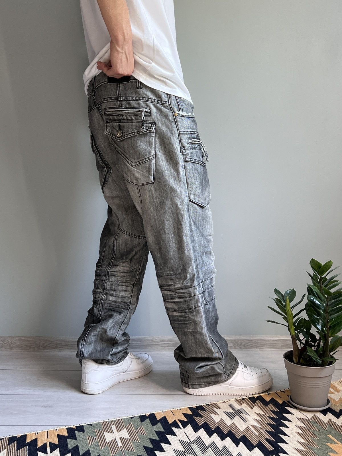 No Fear Vintage No Fear Baggy Y2K Denim Pants Size US 34 / EU 50 - 14 Thumbnail