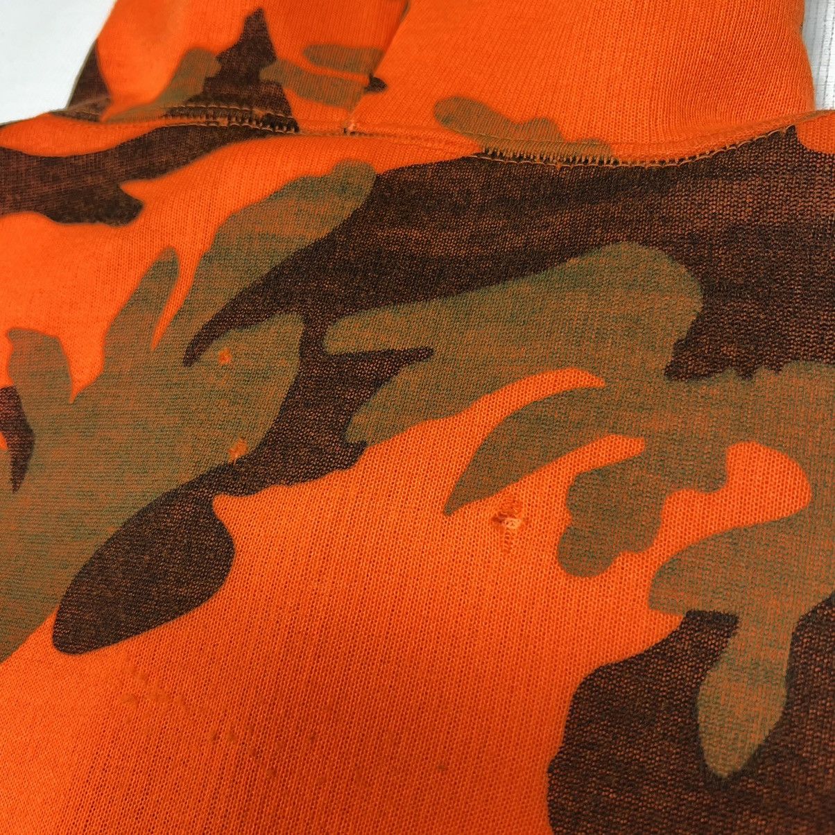 Vintage Ace Sportswear Hoodie Orange Blaze Camo Hooded Sweatshirt Size US M / EU 48-50 / 2 - 16 Thumbnail