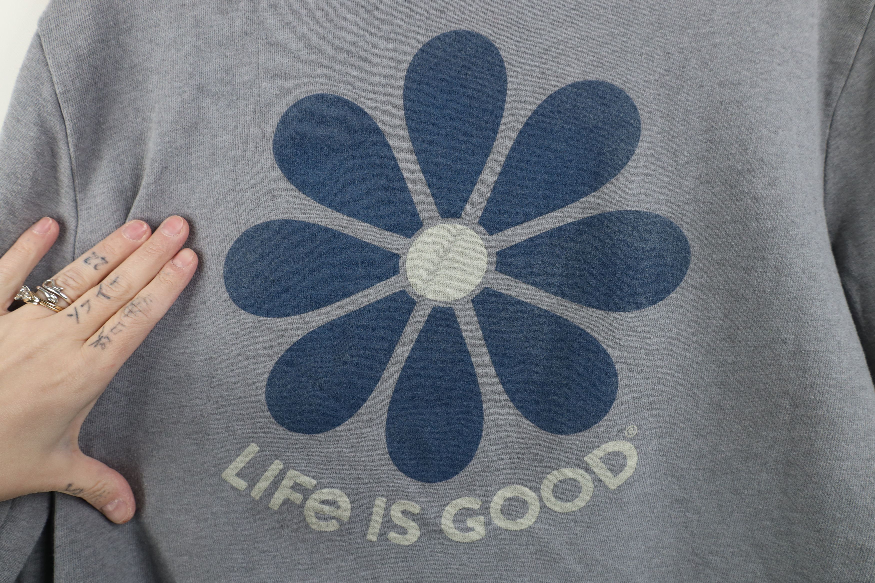 Life is Good Life Is Good Flower French Terry Crewneck Sweatshirt Size L / US 10 / IT 46 - 10 Thumbnail