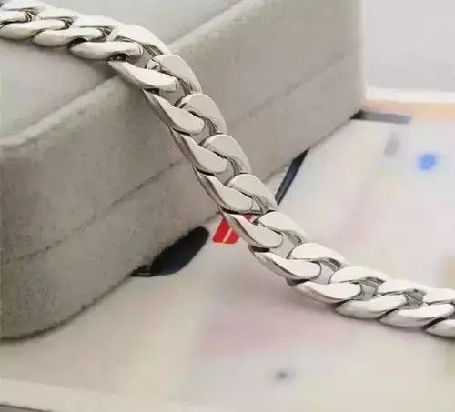 Other Silver Cuban Bracelet Size ONE SIZE - 2 Thumbnail